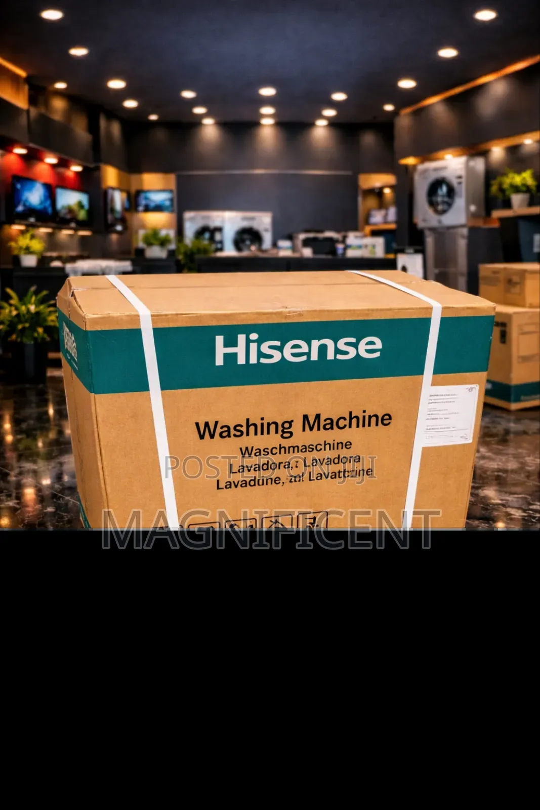 Hisense 7.5kg Twin Tub Washing Machine Wsqb753 Brand New With Original
