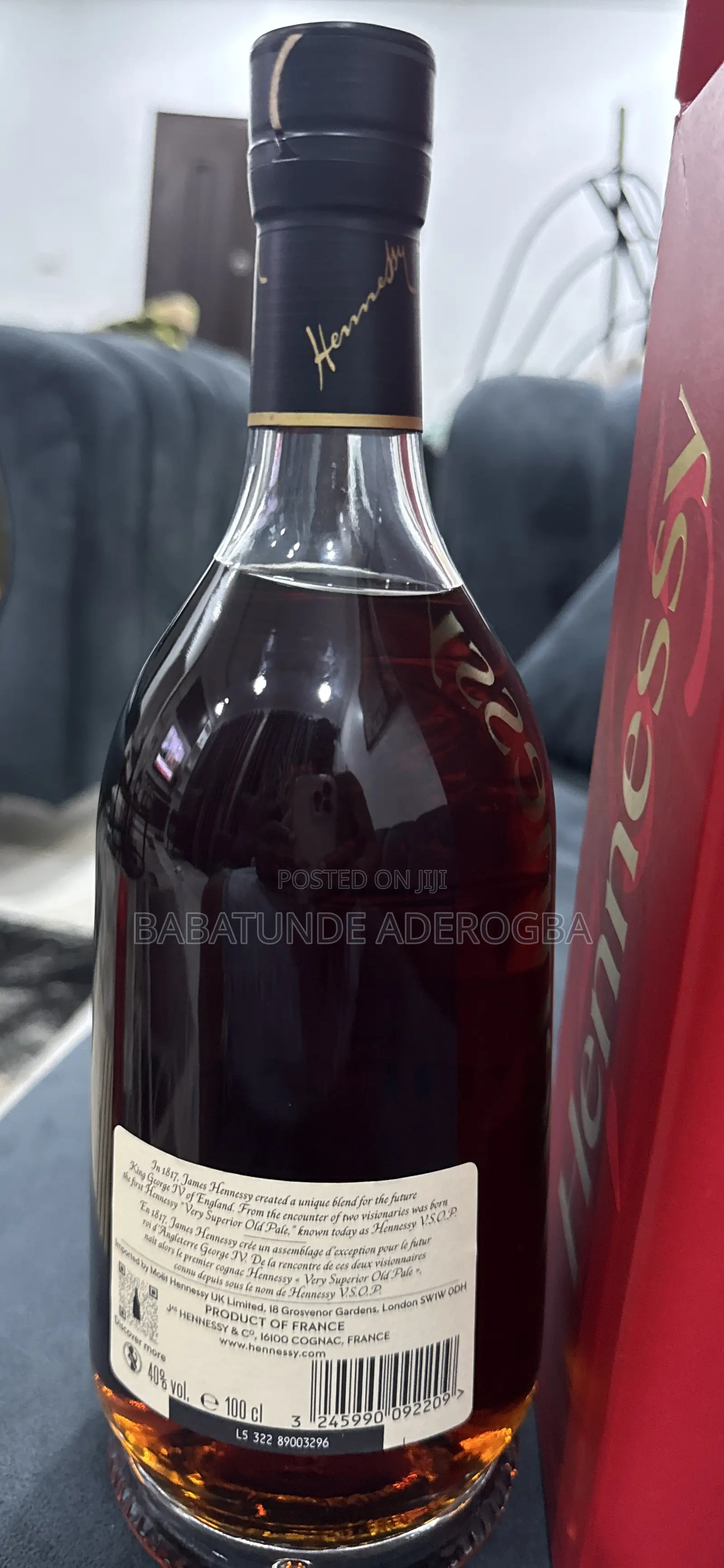 Hennessy Vsop 1litre Duty Free