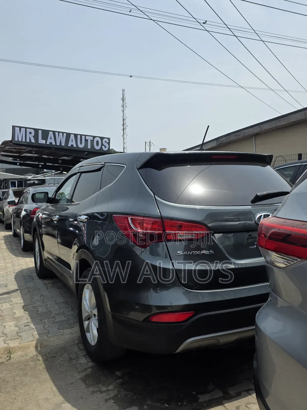 Hyundai Santa Fe Limited 4dr SUV AWD (3.3L 6cyl 6A) 2015 Gray