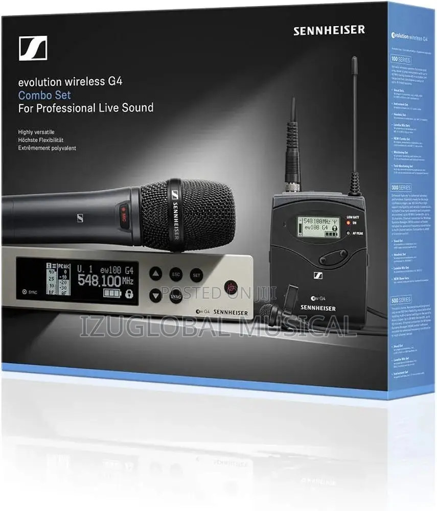 Sennheiser Ew 100 G4-Me2/835-S-C Wireless Combo Microphone System