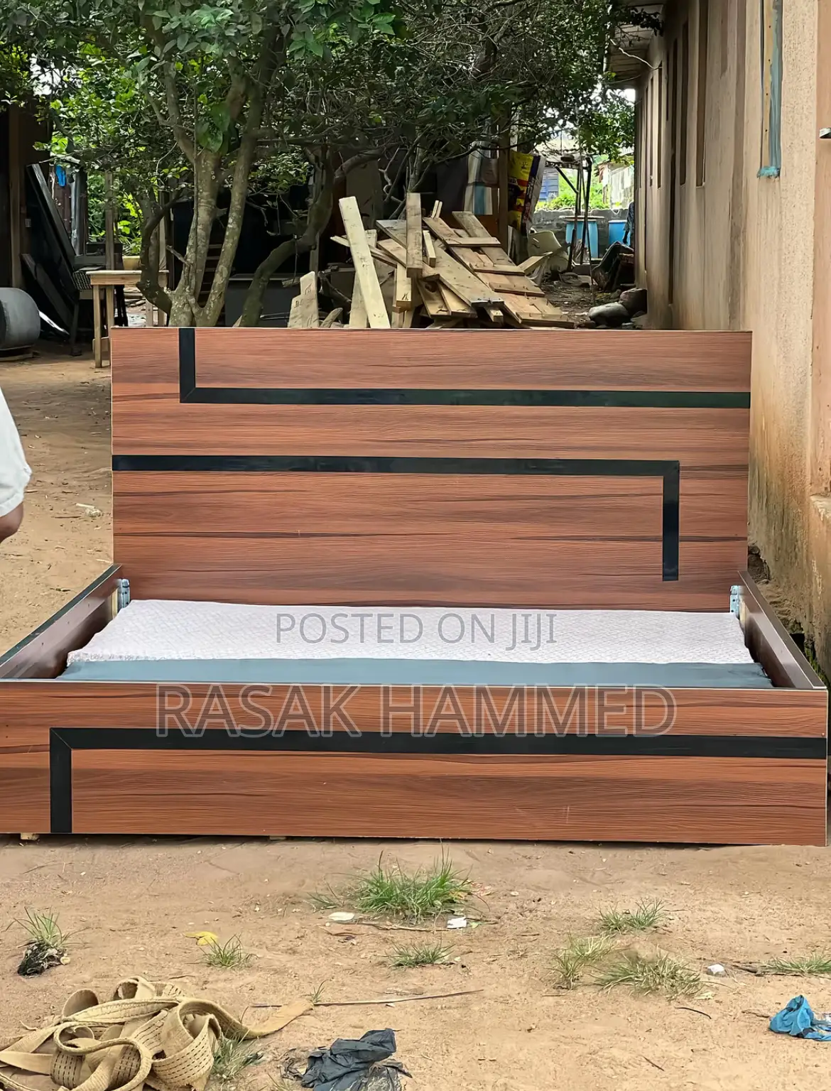 Bed Frame 6 by 6 Brown Color