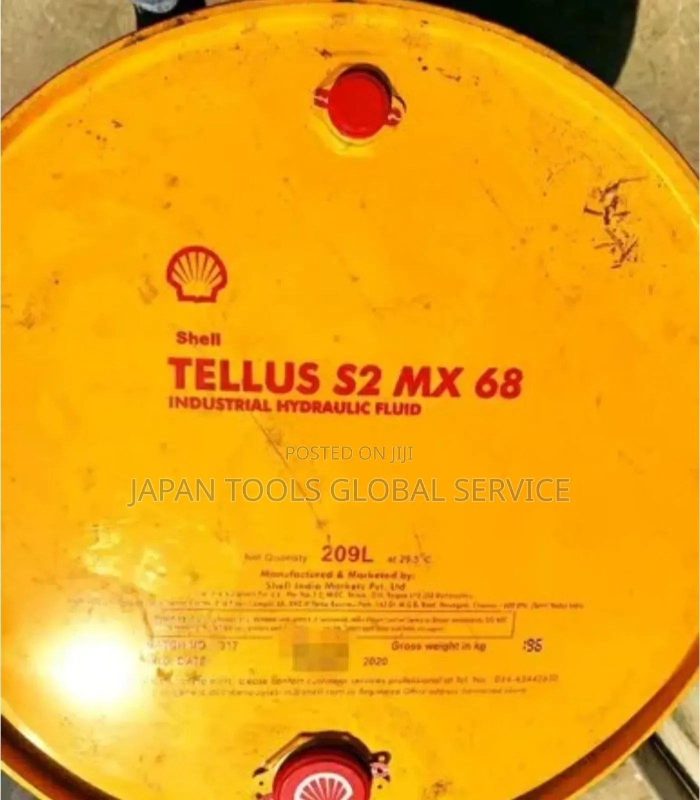 Shell Tellus S2 Mx 68 Hydraulic Oil (209 Litre)