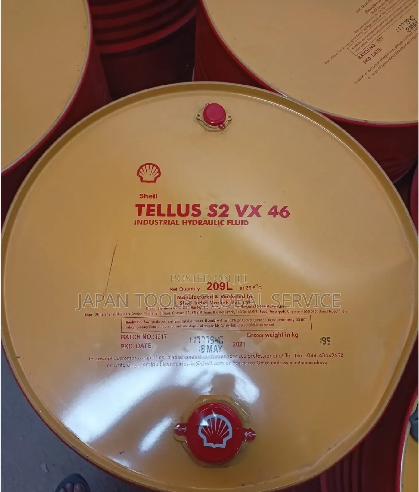 Shell Tellus S2 Mx 46 Hydraulic Oil (209 Litre)