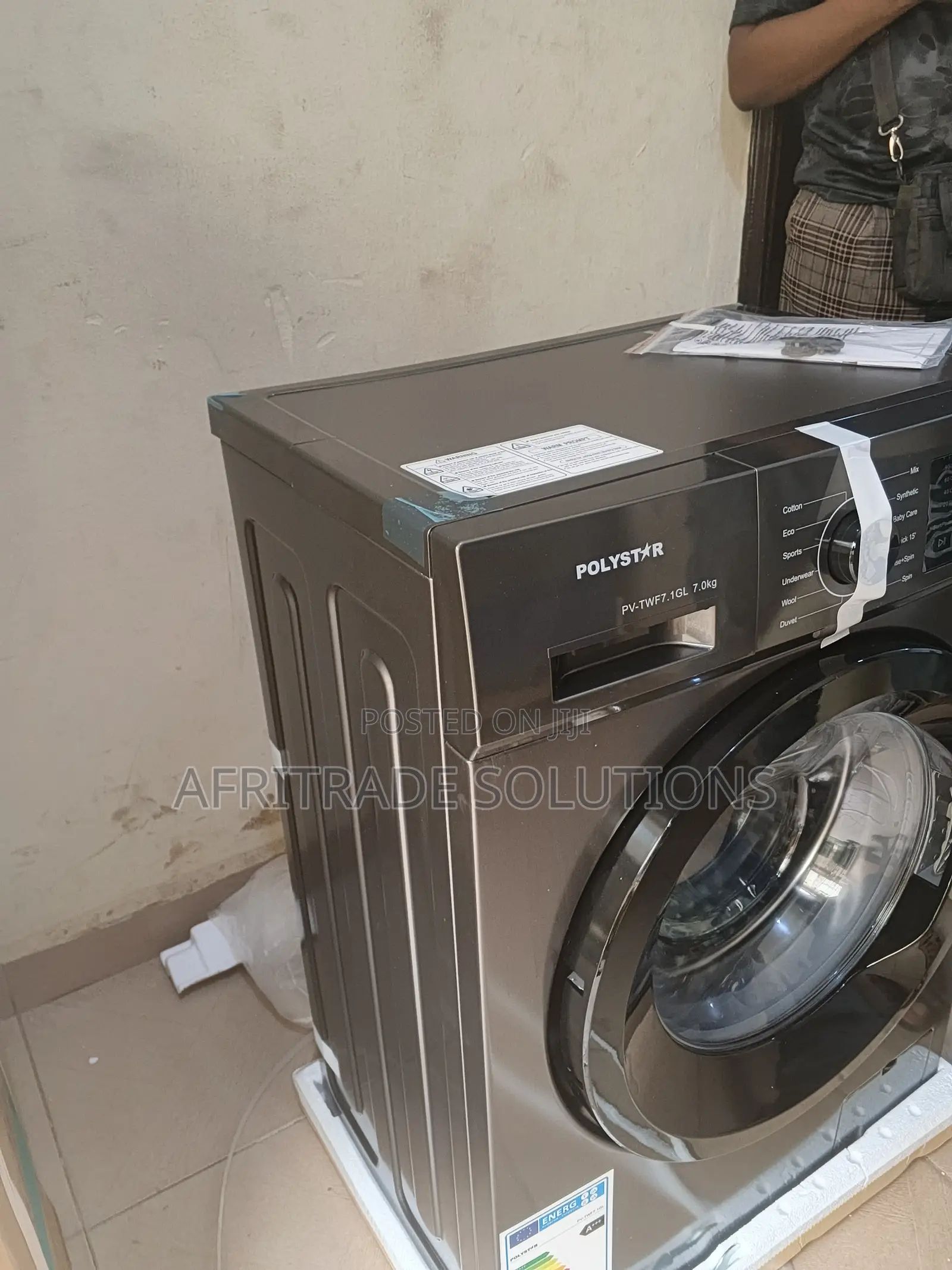 Polystar Familyload Front Load Washing Machine 7kg