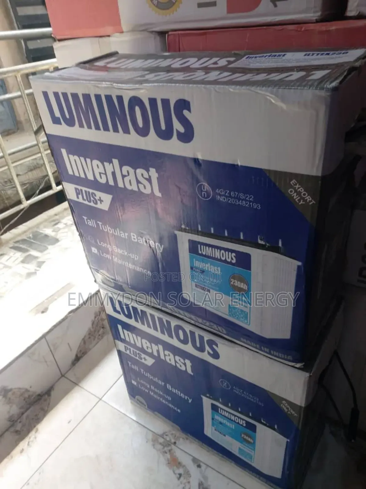 Luminous Tubular Battery 230ah 12v