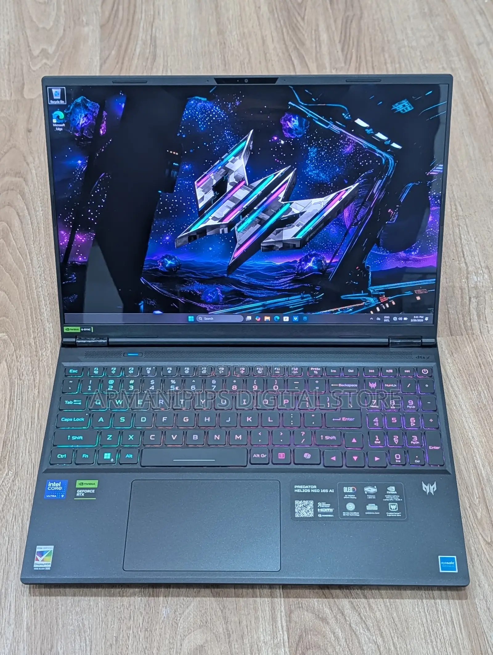 Laptop Acer Predator Helios Neo 16 32GB Intel Core Ultra 9 SSD 1T