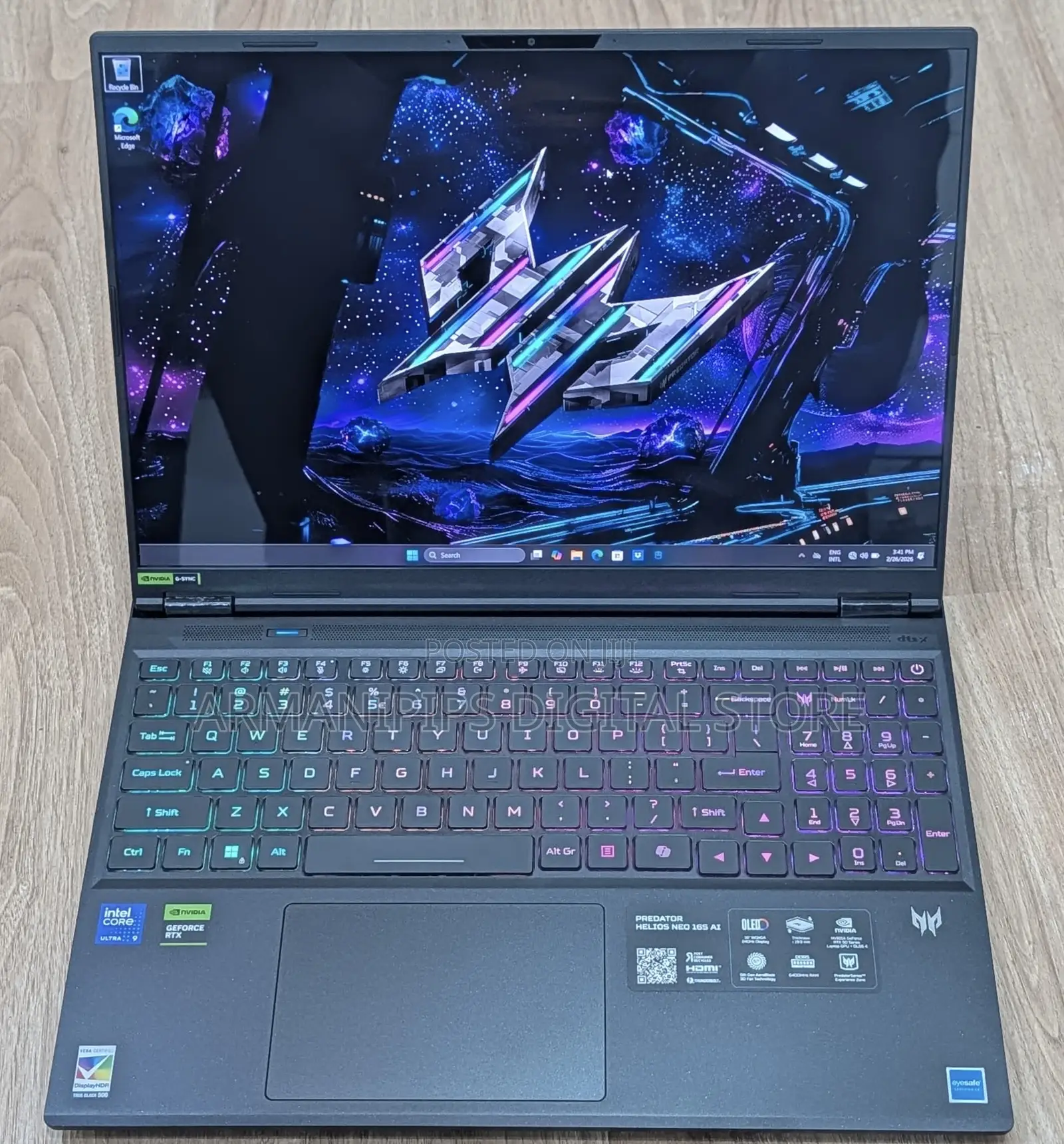 Laptop Acer Predator Helios Neo 16 32GB Intel Core Ultra 9 SSD 1T