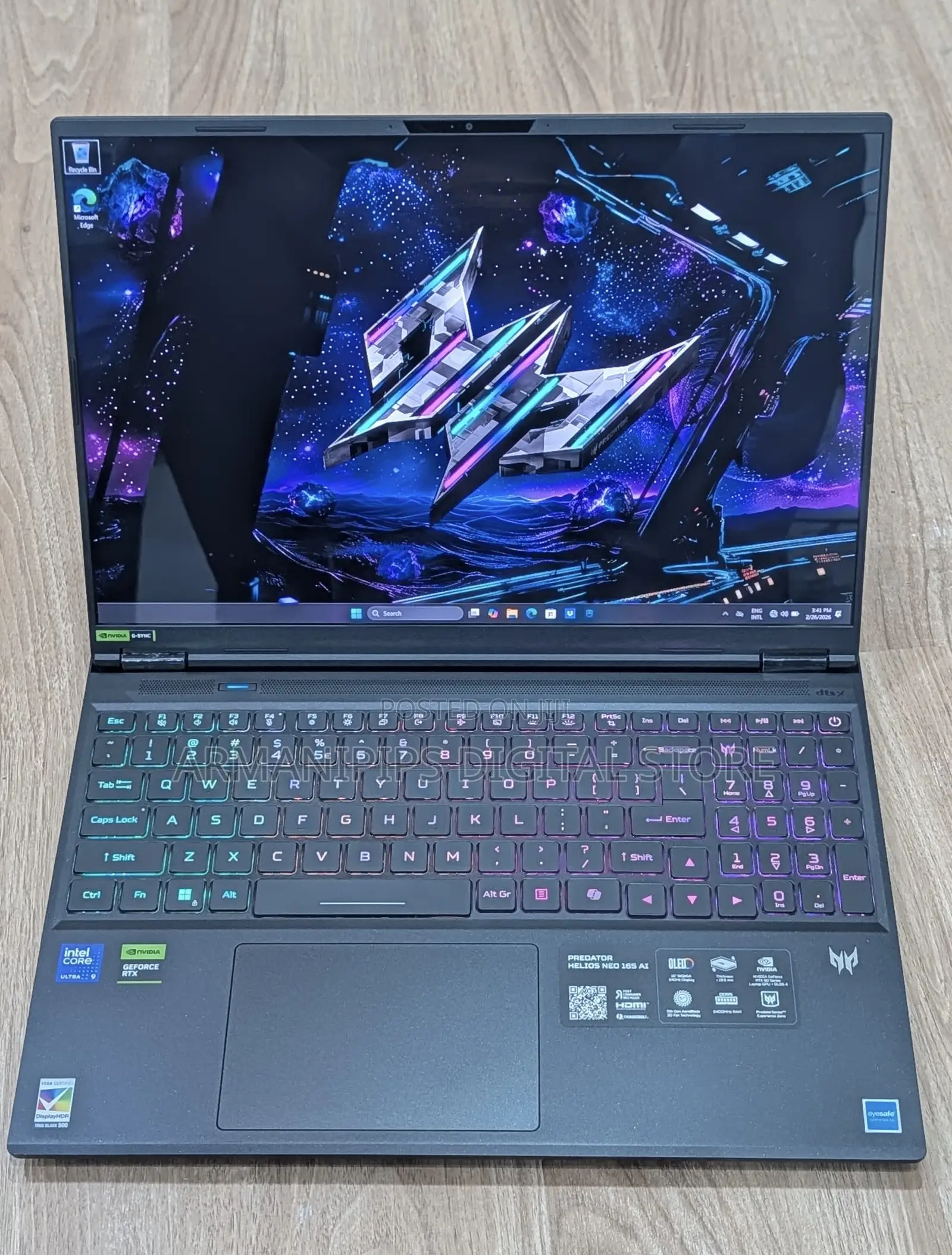 Laptop Acer Predator Helios Neo 16 32GB Intel Core Ultra 9 SSD 1T