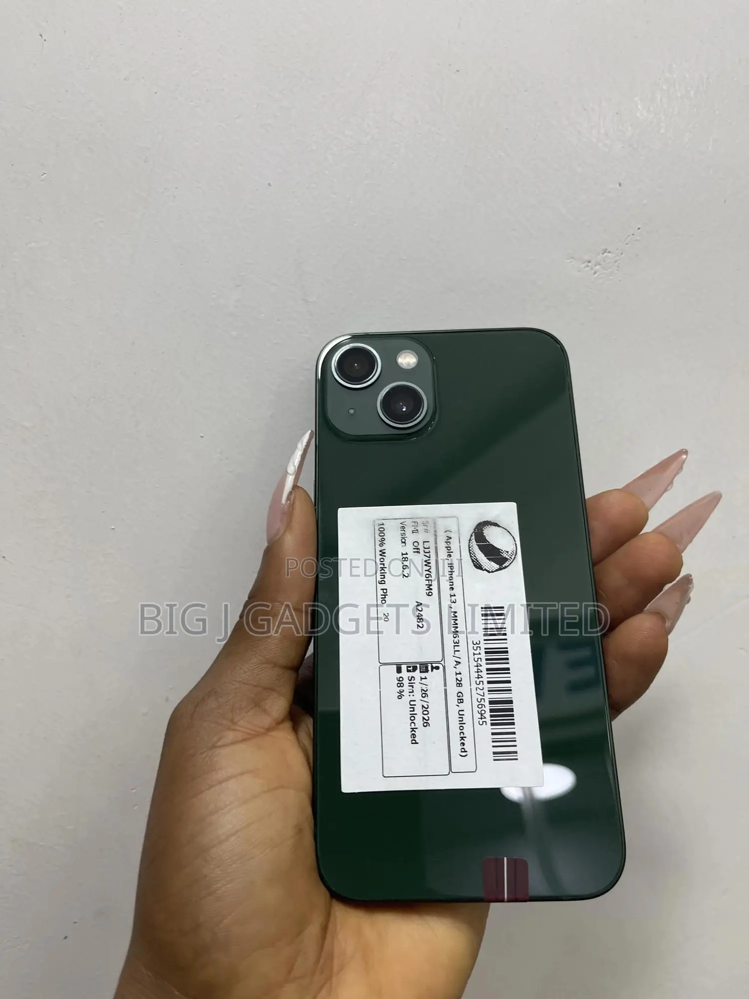 Apple iPhone 13 128 GB Green