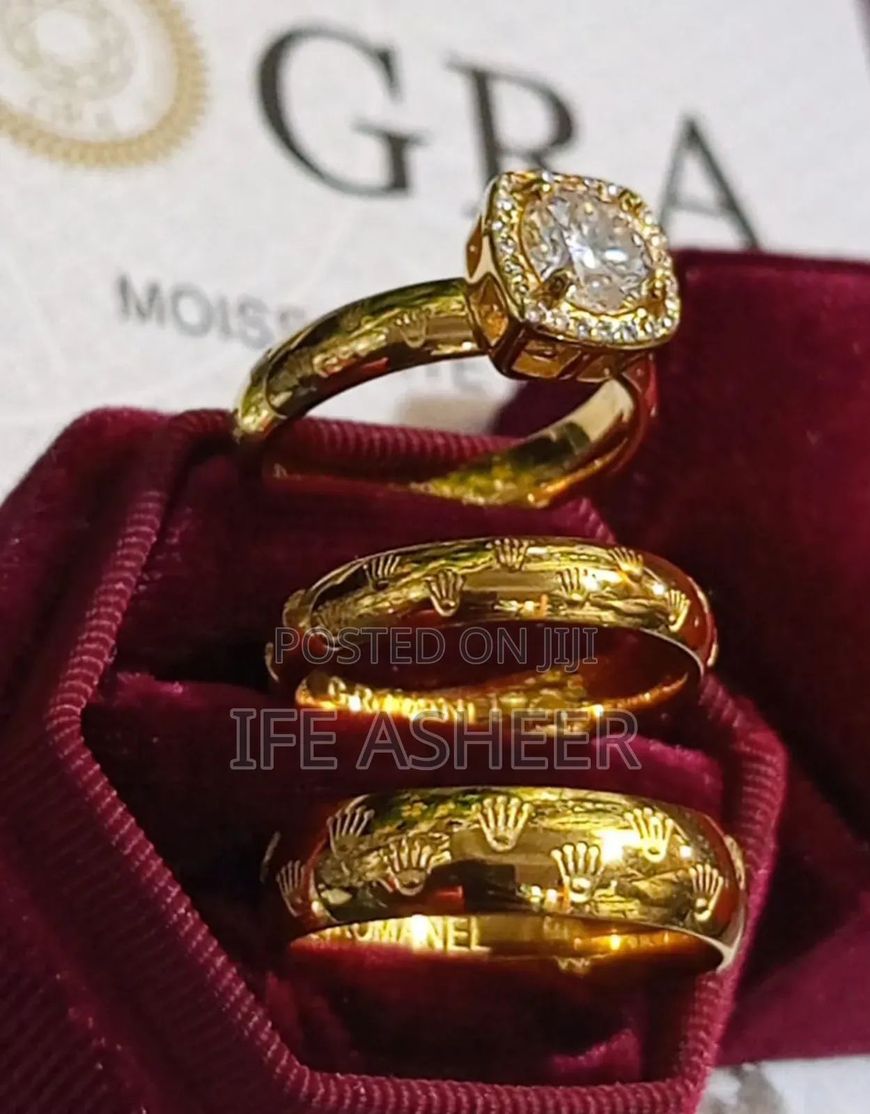 Romanian Gold Set Of Wedding Ring Rmg 001