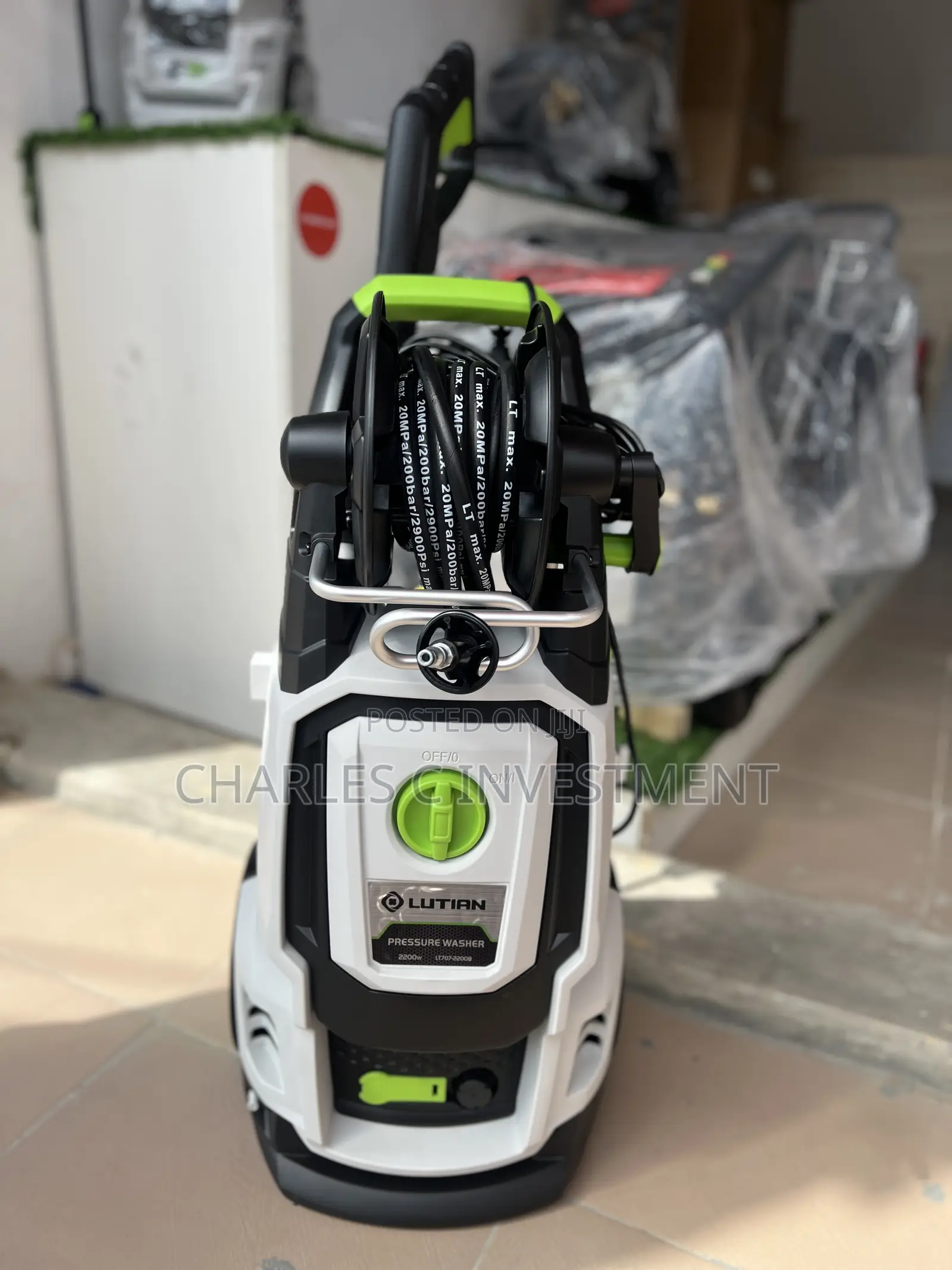 Lutian Lt707 Electric High Pressure Washer 2200w 170bar