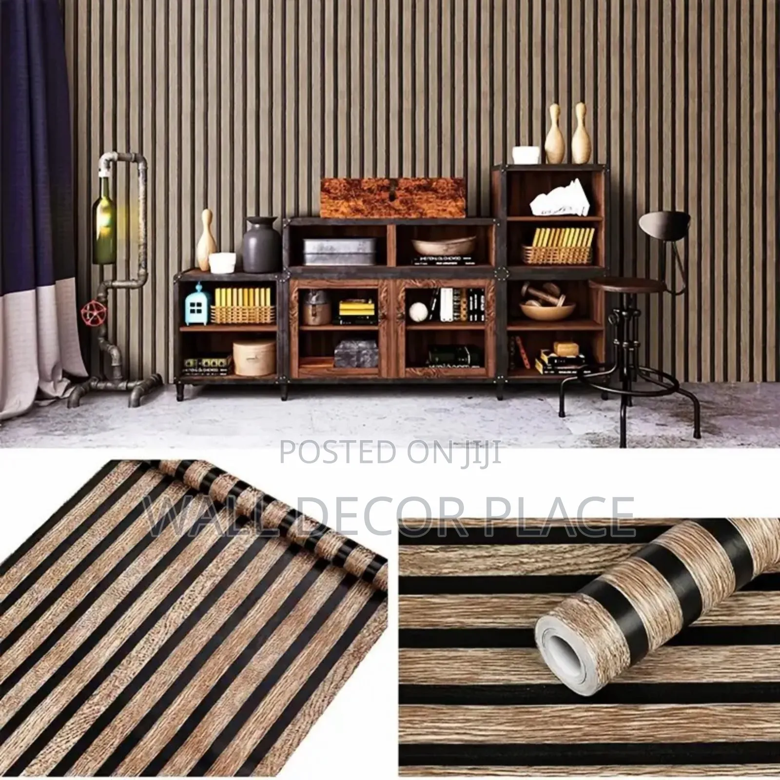 Flutted Wallpaper (Self Adhesive)