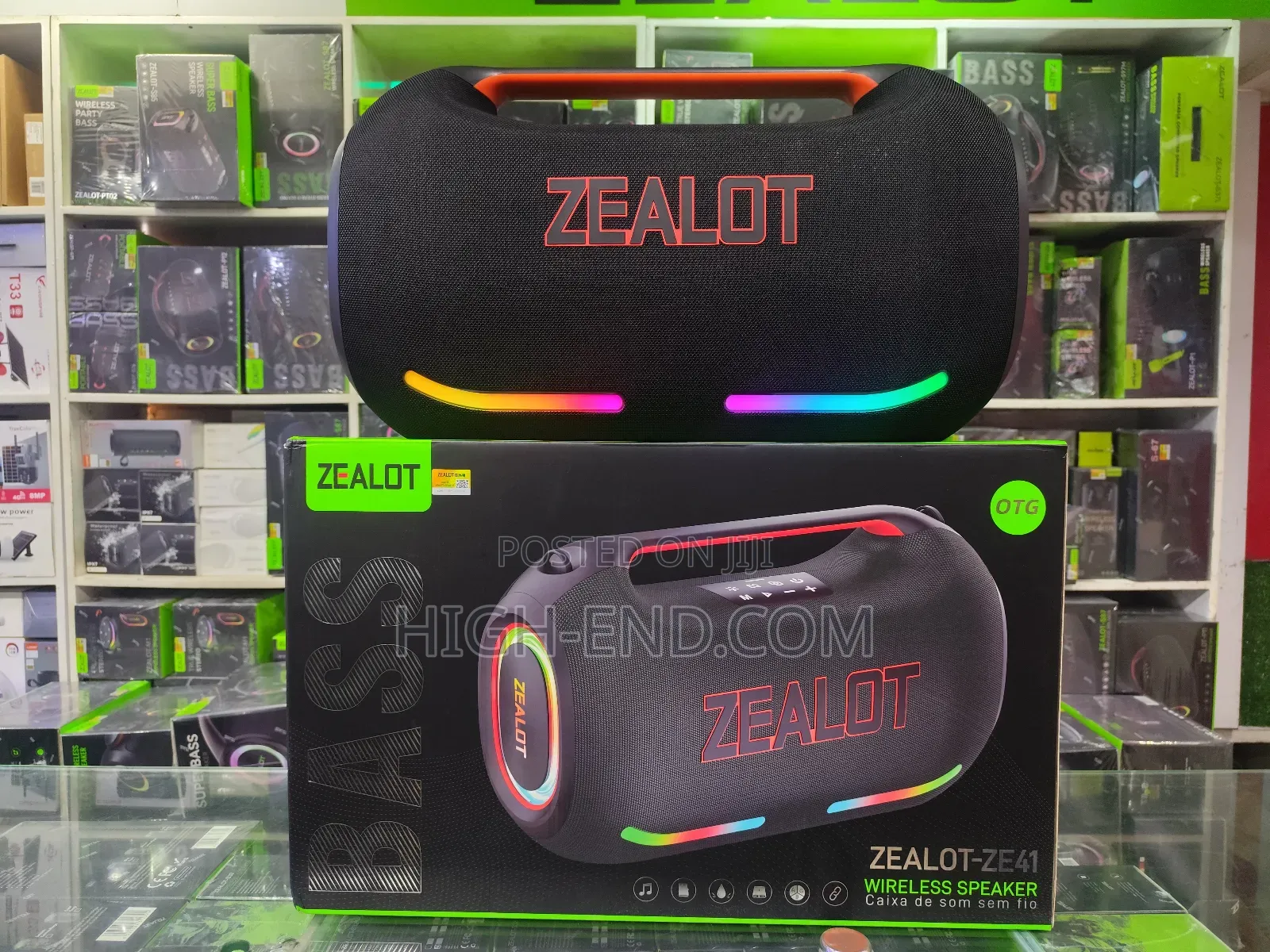 Zealot Ze41 High-Power 250w Portable Bluetooth 5.3 Party Speaker