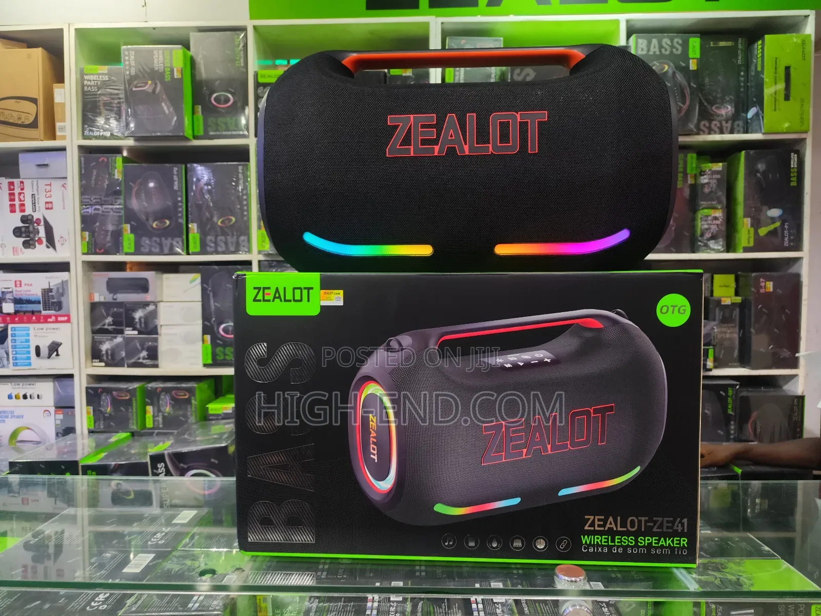 Zealot Ze41 High-Power 250w Portable Bluetooth 5.3 Party Speaker