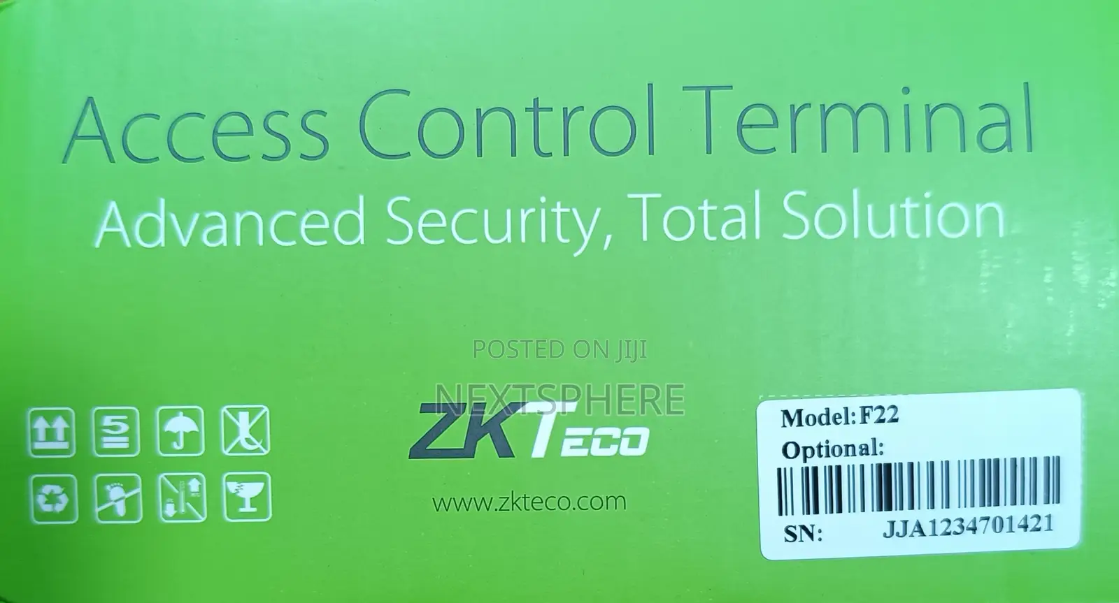 Zkteco F22 Fingerprint Time Attendance And Access Control Terminal