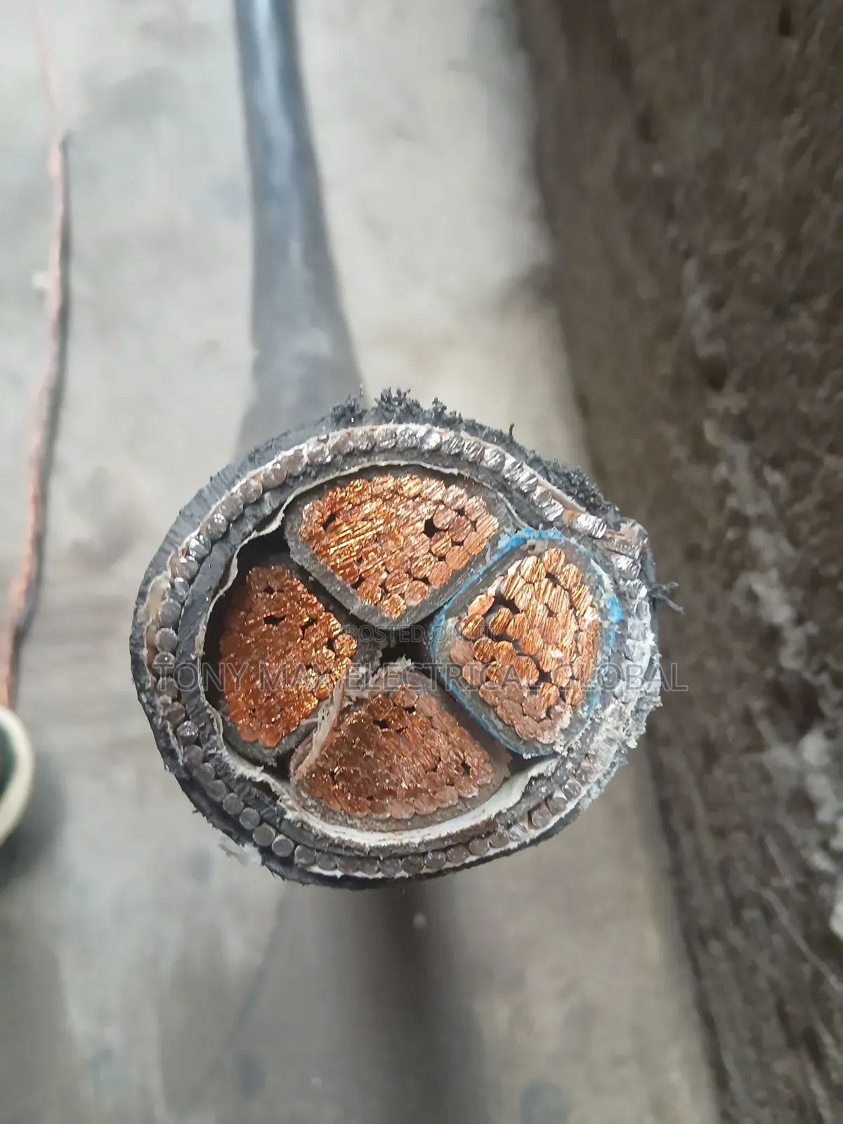 95mm 4core Armoured Cable Full Gauge