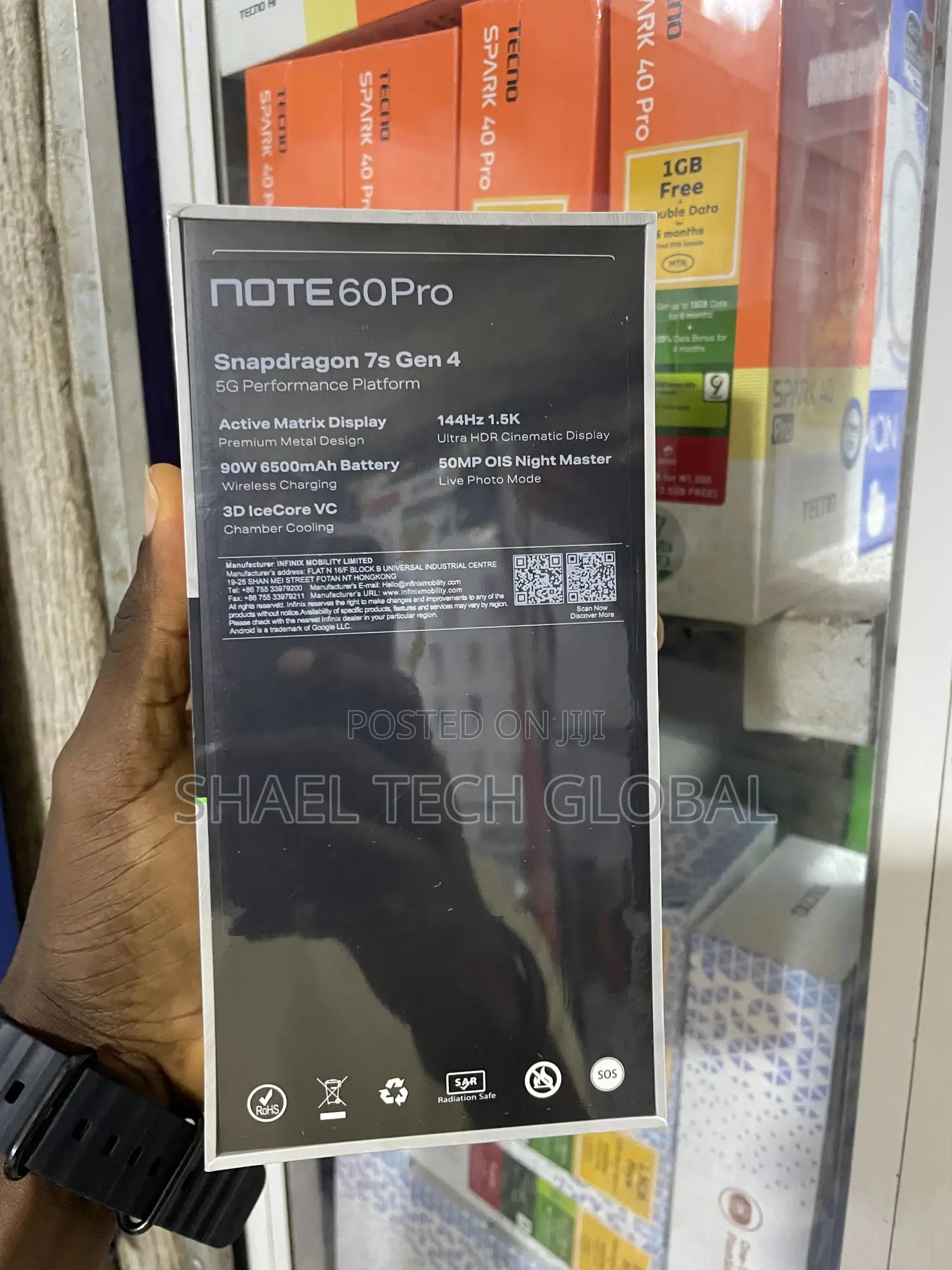 New Infinix Note 60 Pro 256 GB