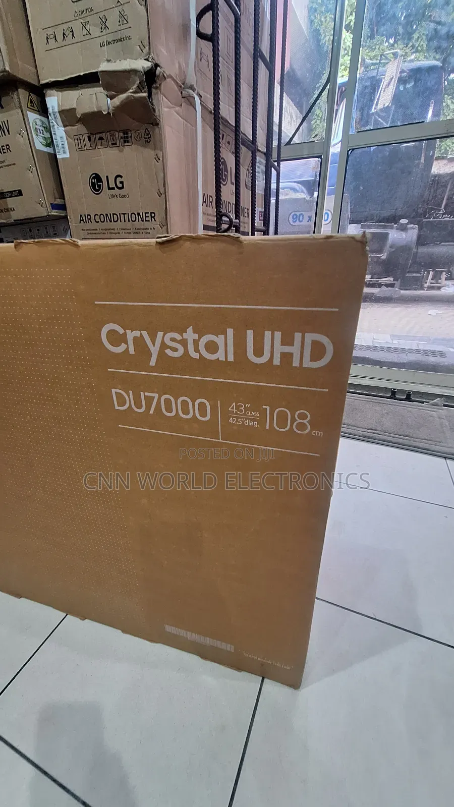 2025made Samsung Crystal 43"Inches Smart Flameless Netflix Youtube