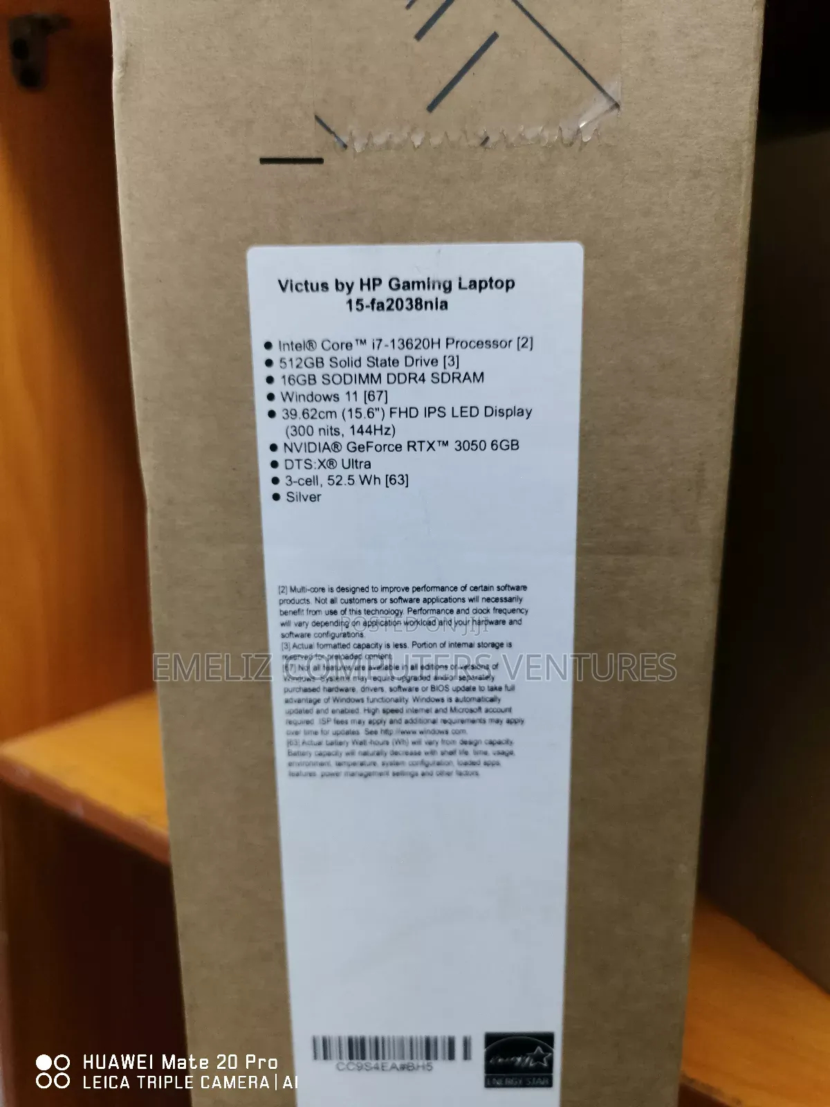 New Laptop HP Victus 15 16GB Intel Core i7 SSD 512GB
