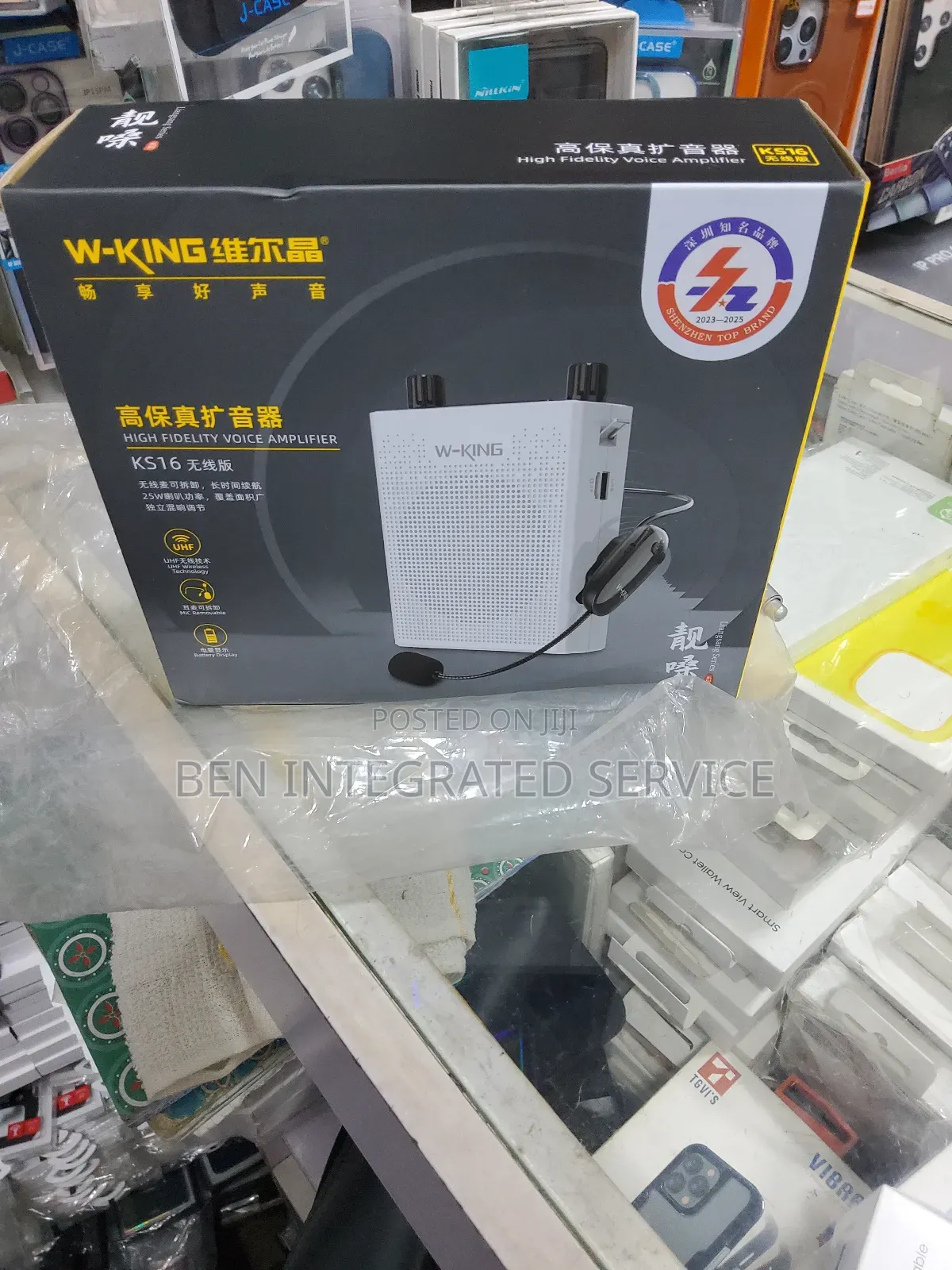 W-King 10w Portable High-Fidelity Voice Amplifier With Nice Mic