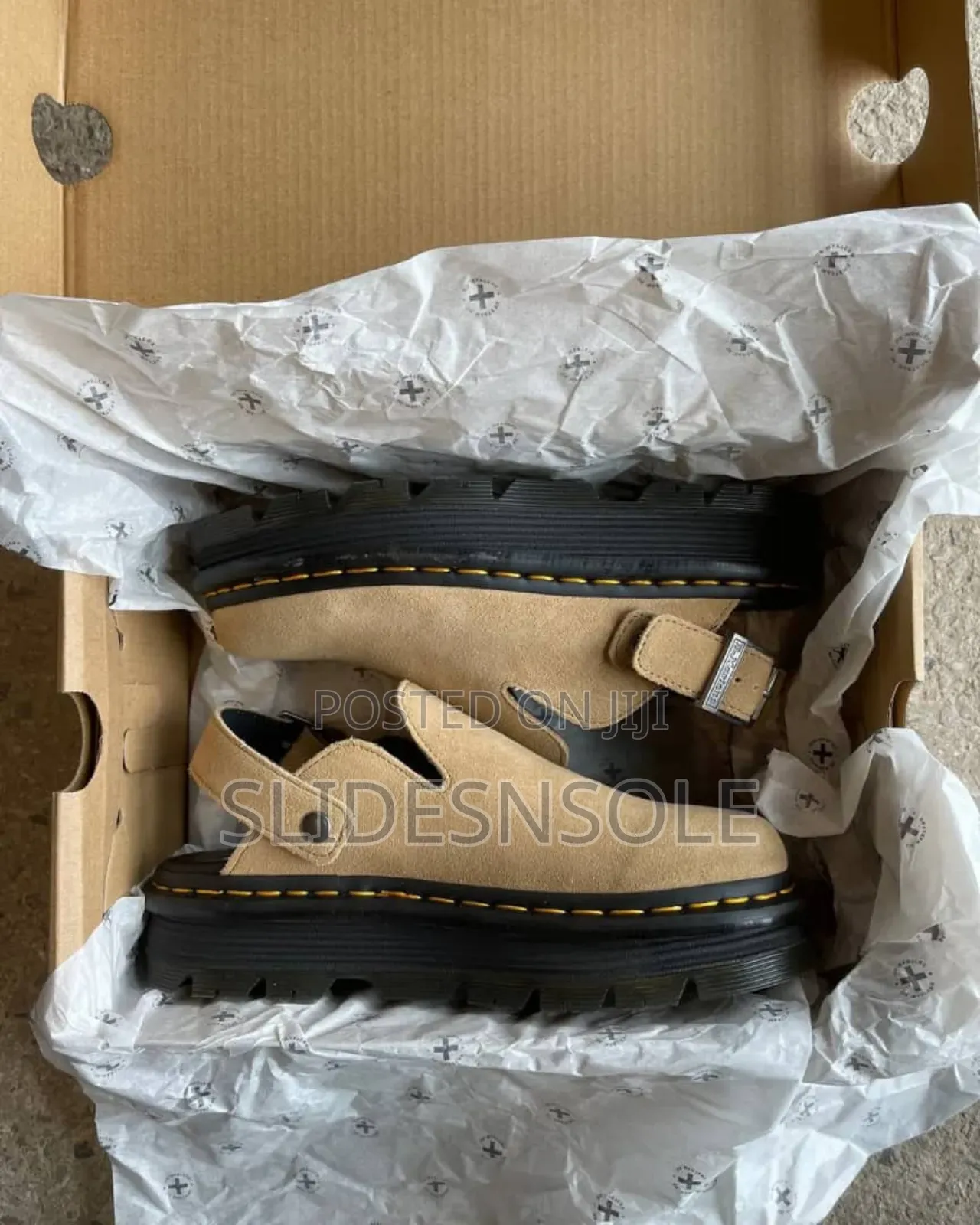 Dr. Martens Zebzag Suede Platform Mules – Slingback Style