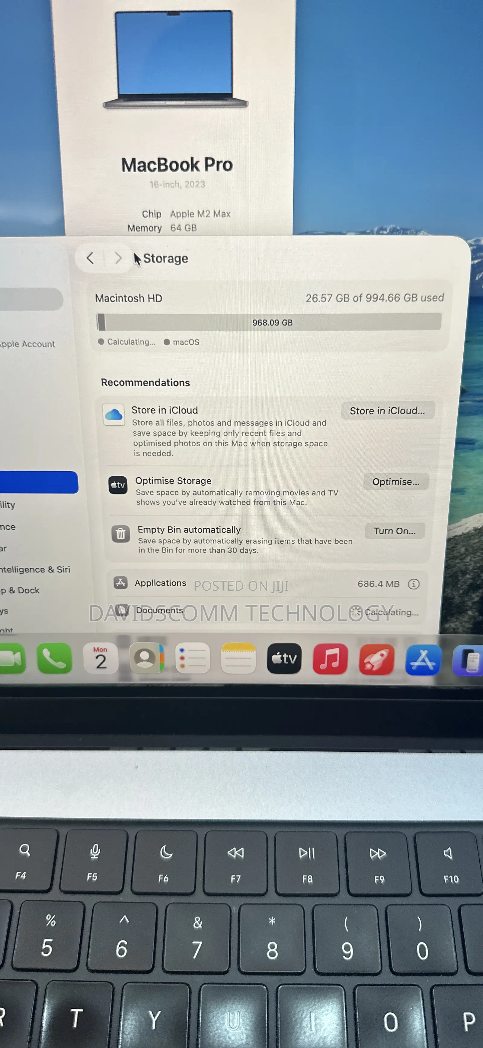 Laptop Apple MacBook Pro 64GB Apple M1 Max SSD 1T