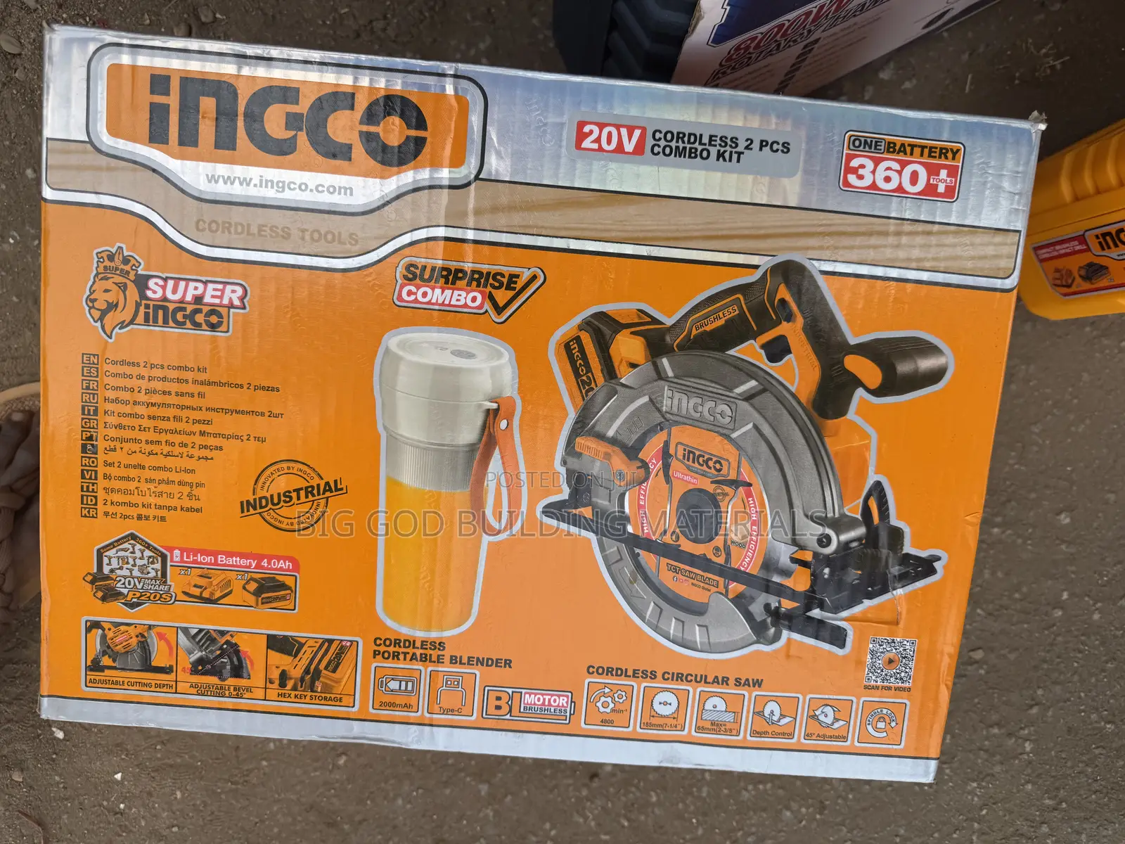 Cordless Circular Saw Machine Ingco