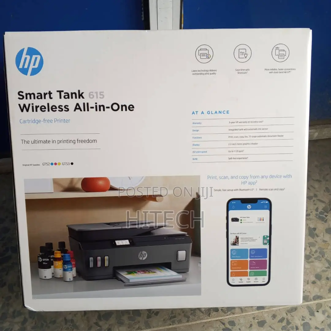 Hp Smart Tank 615 Wireless Aio