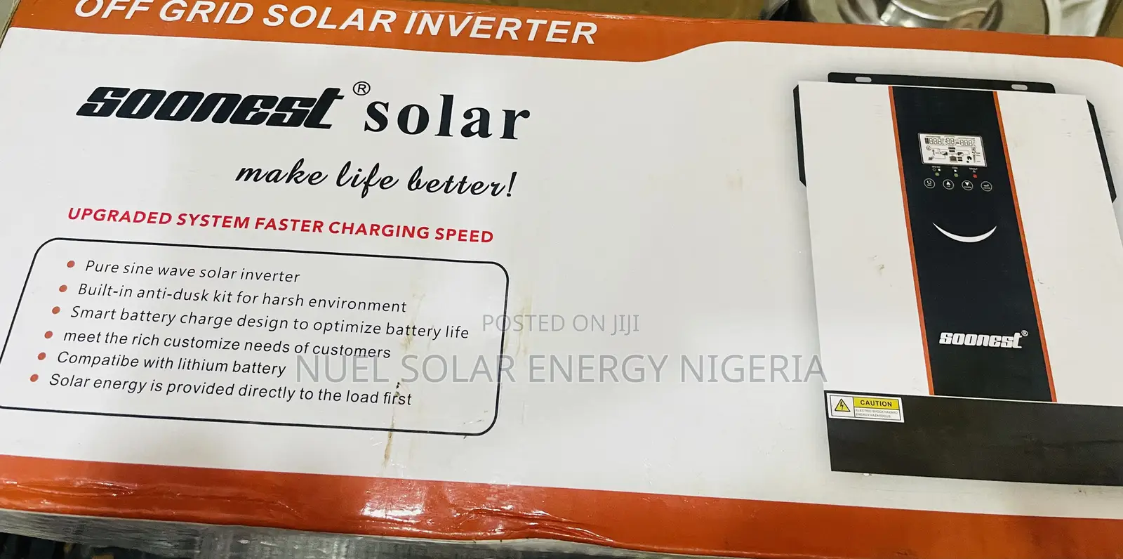 2kva.12v Soonest Off Grid Solar Inverter