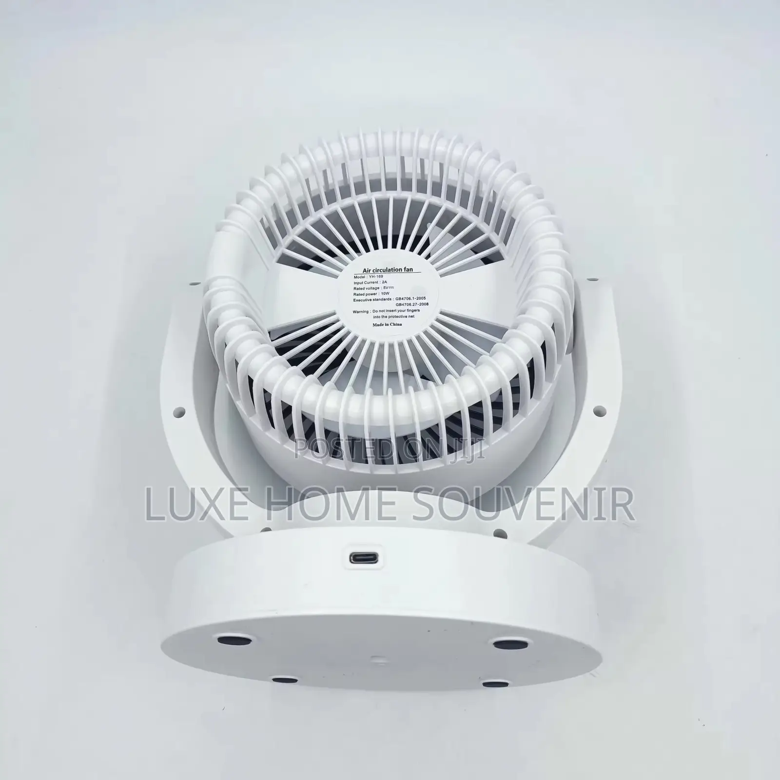 Portable Usb Mini Rechargeable Table Fan