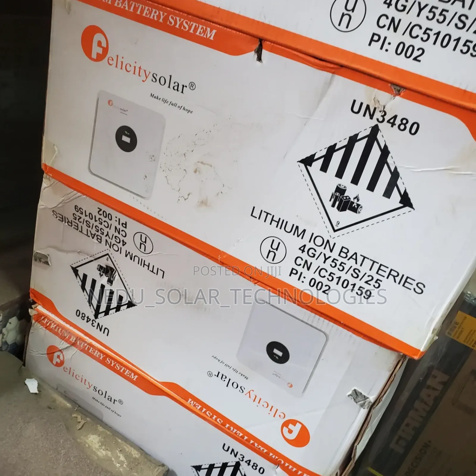 5kwh 25.6v Felicity Lithium Battery Flat Model