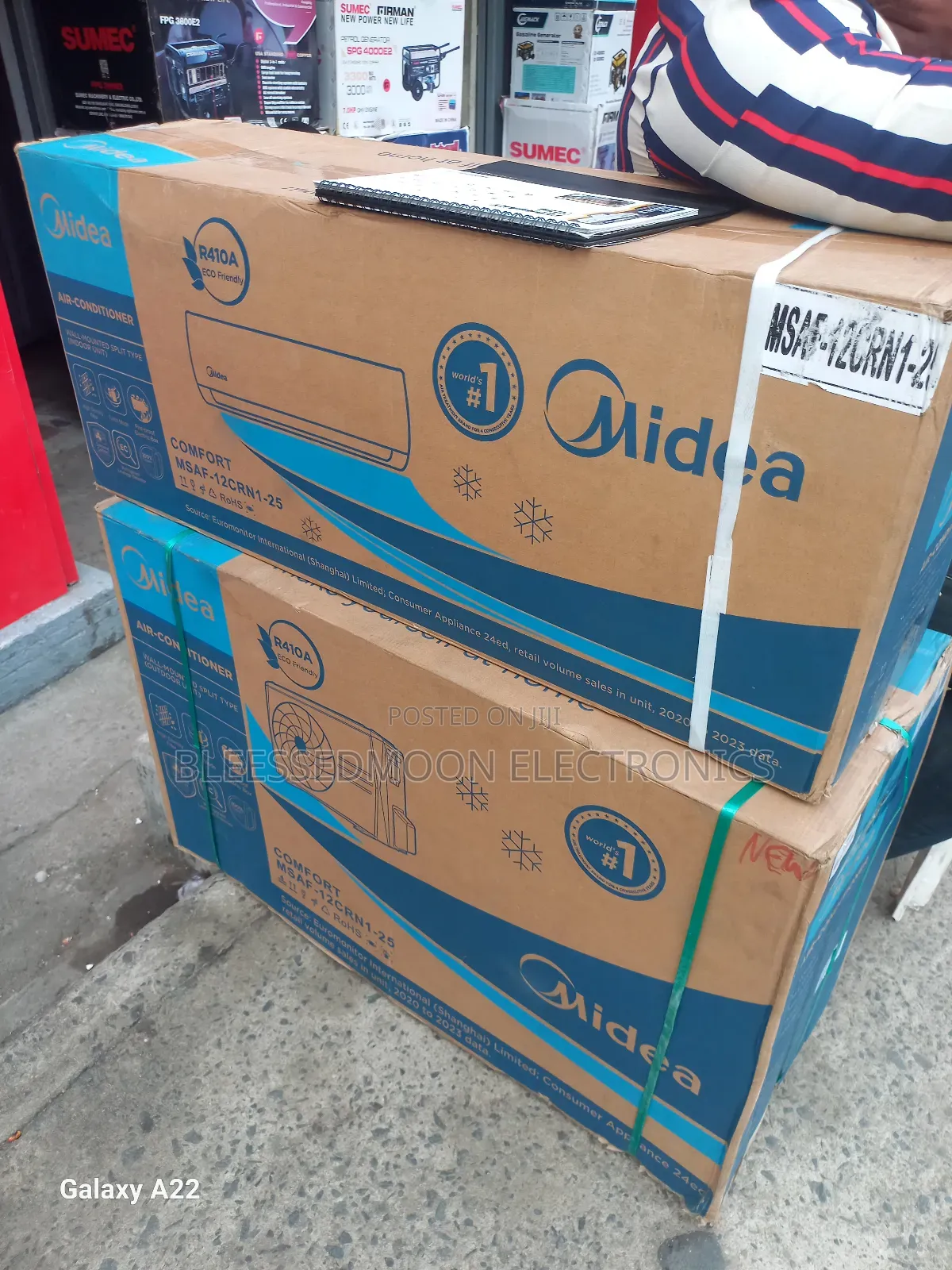 Midea Inverter Split Unit Ac 1.5hp With Installation Kits and Wire