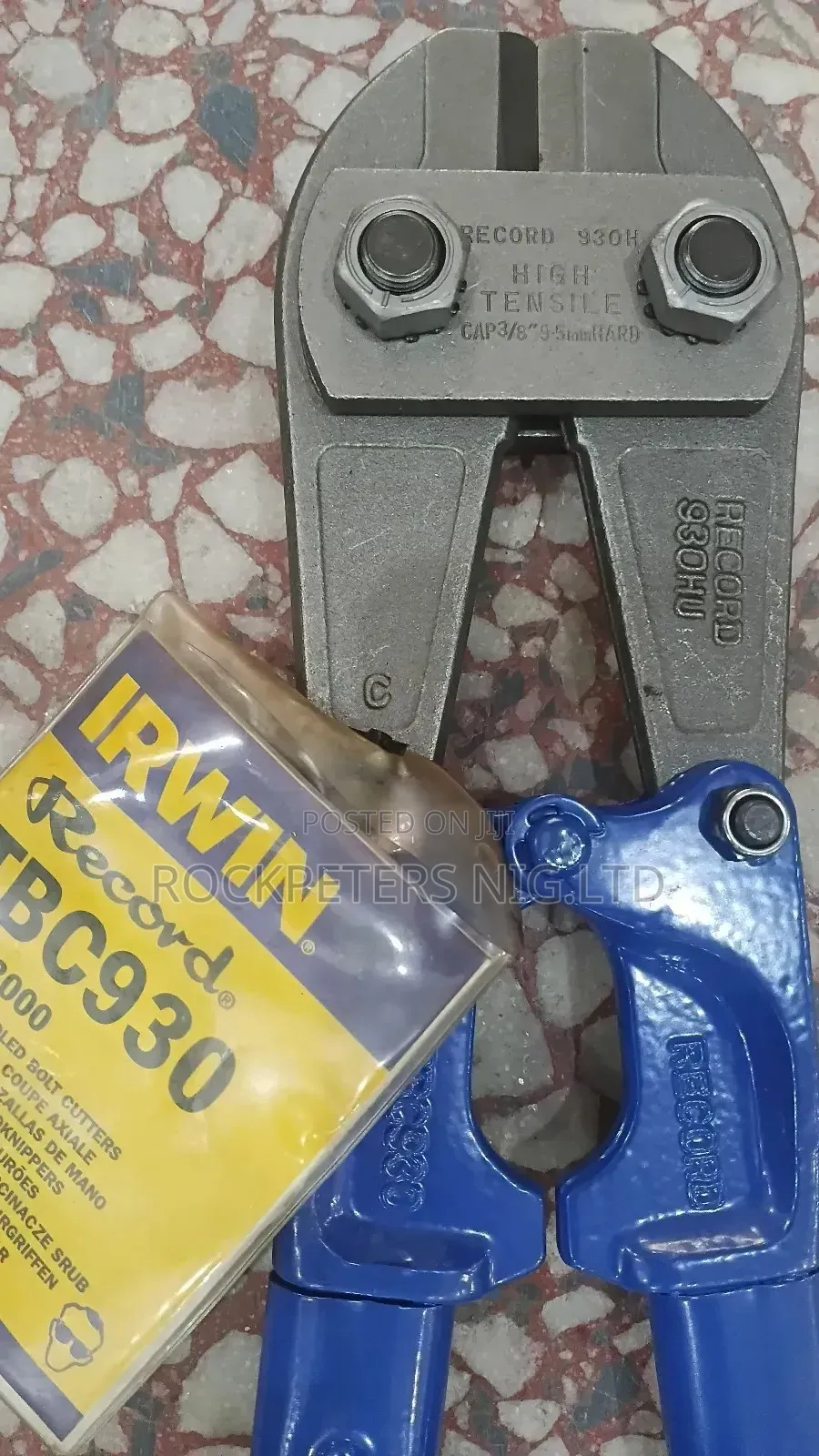 Irwin Record Turbular Handled Bolt Cutter 30",Tbc930