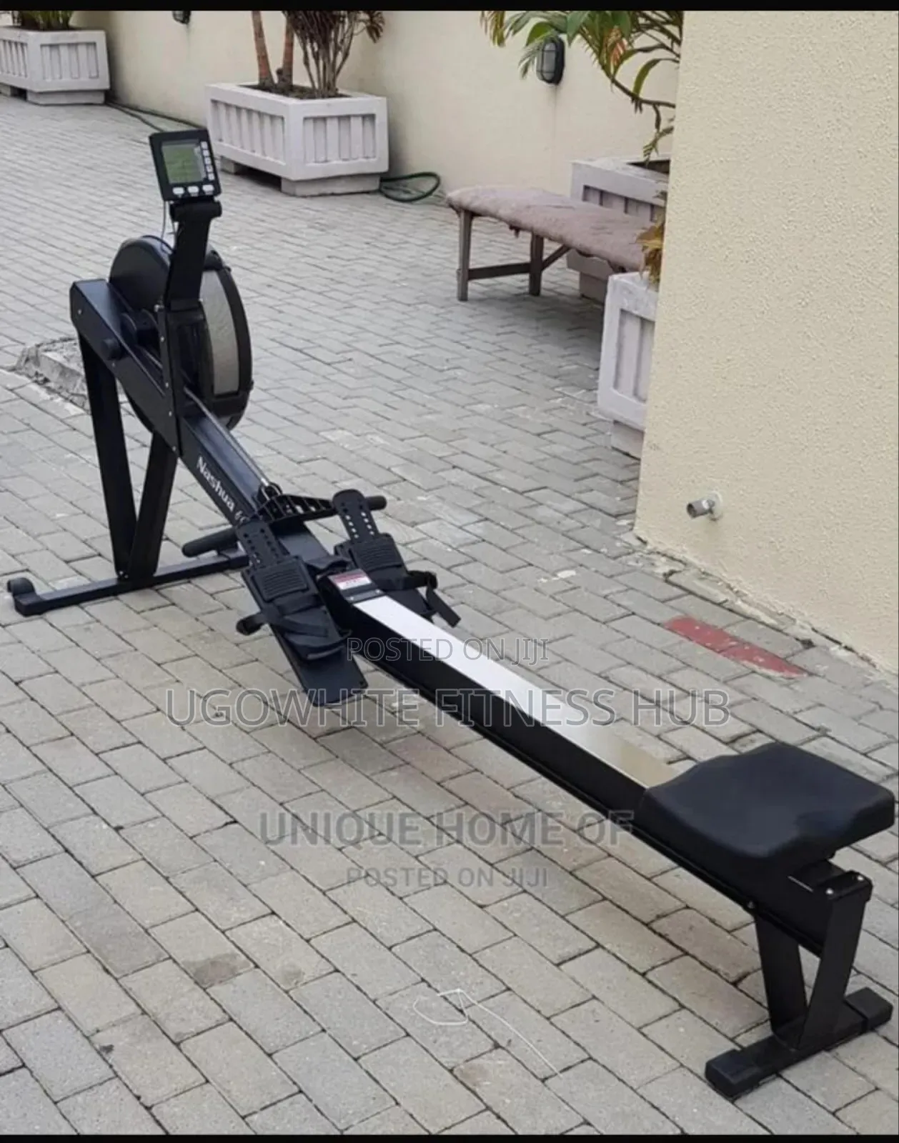 Commercial-Grade Air Rowing Machine.