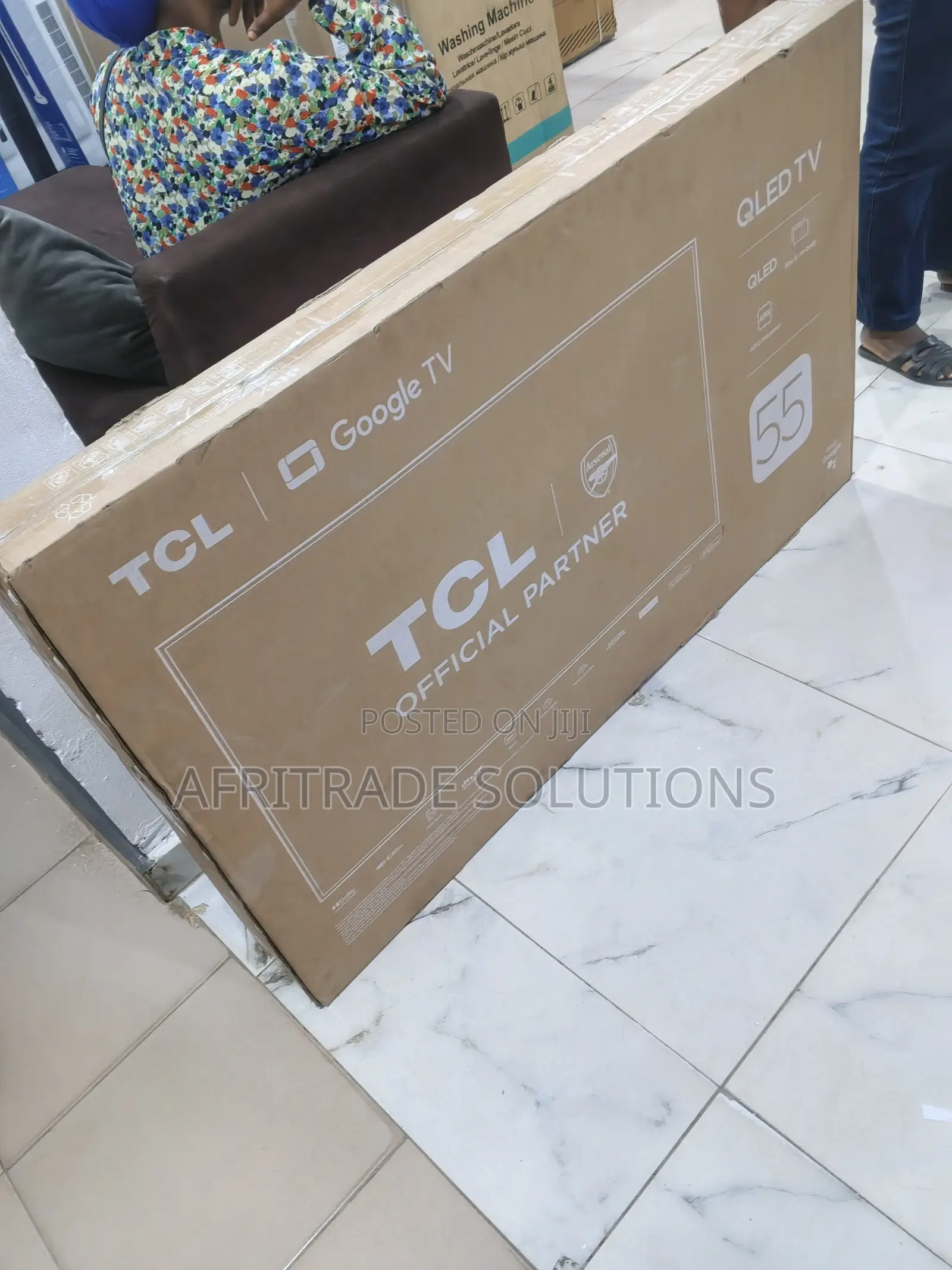 Tcl 55” Qled 4k Hdr Smart Television