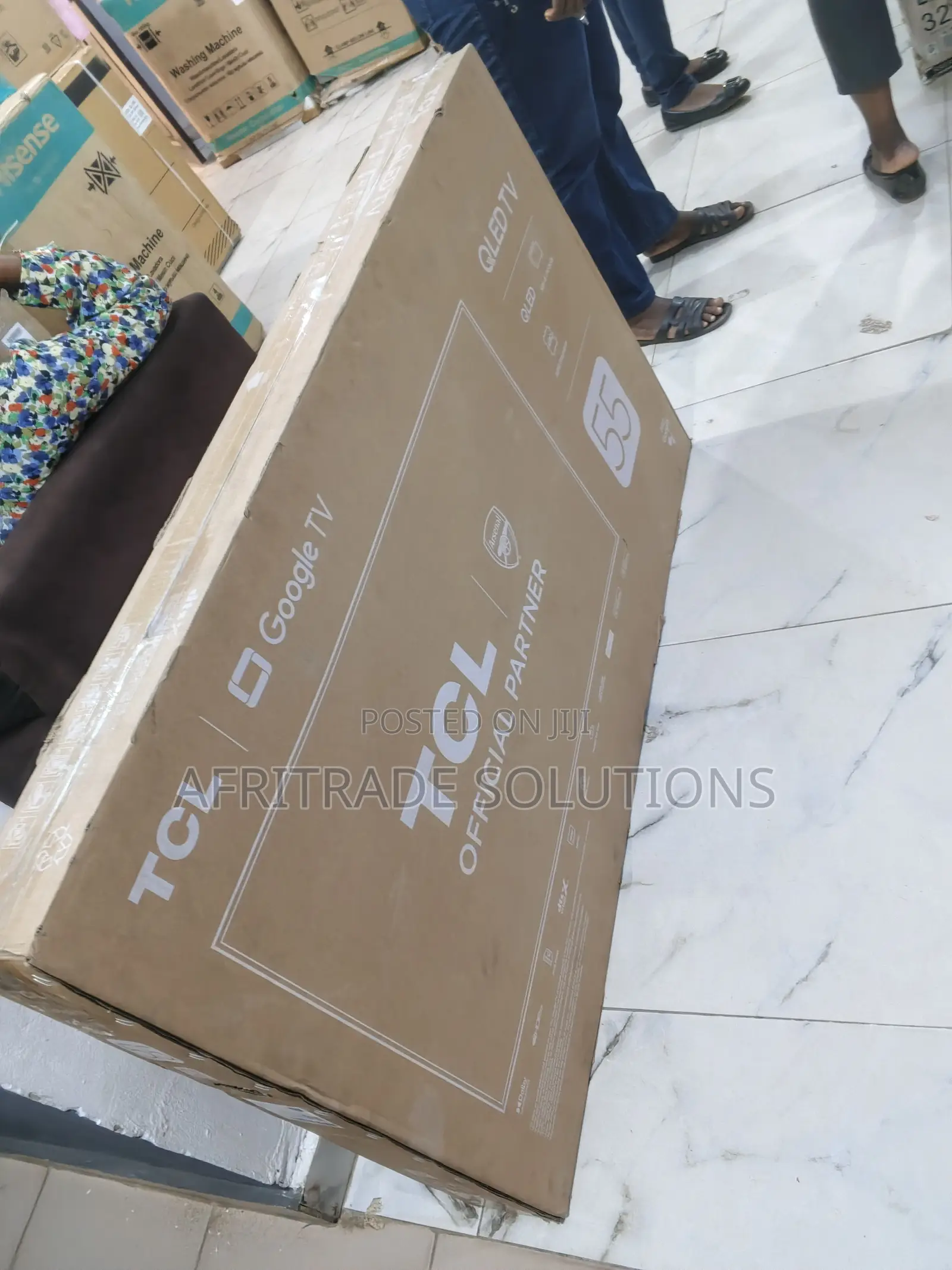 Tcl 55-inch Qled Smart Tv – Crystal Clear Display