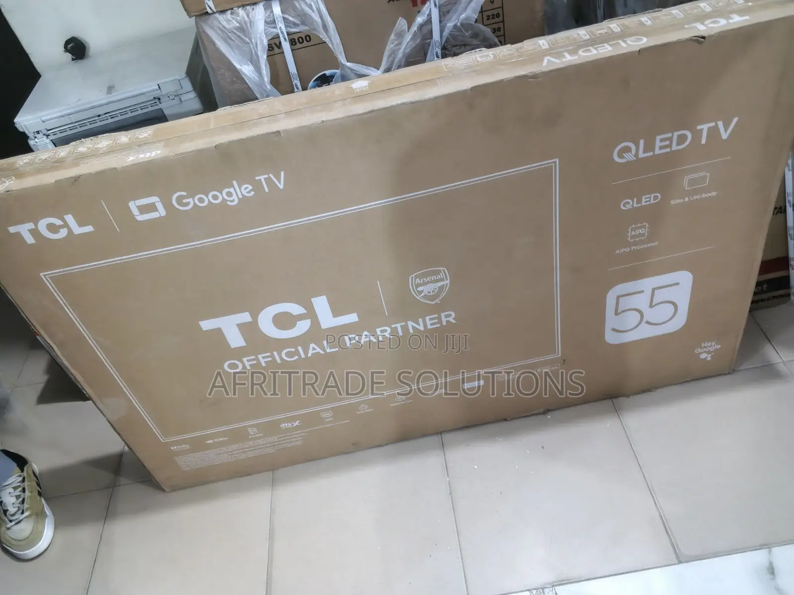 Tcl 55-inch Qled Android Smart Tv – Hdr