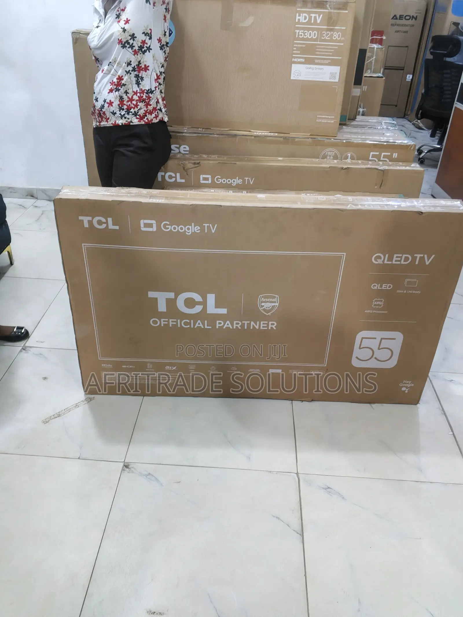 Tcl 55” Qled 4k Smart Tv – Ultra Slim