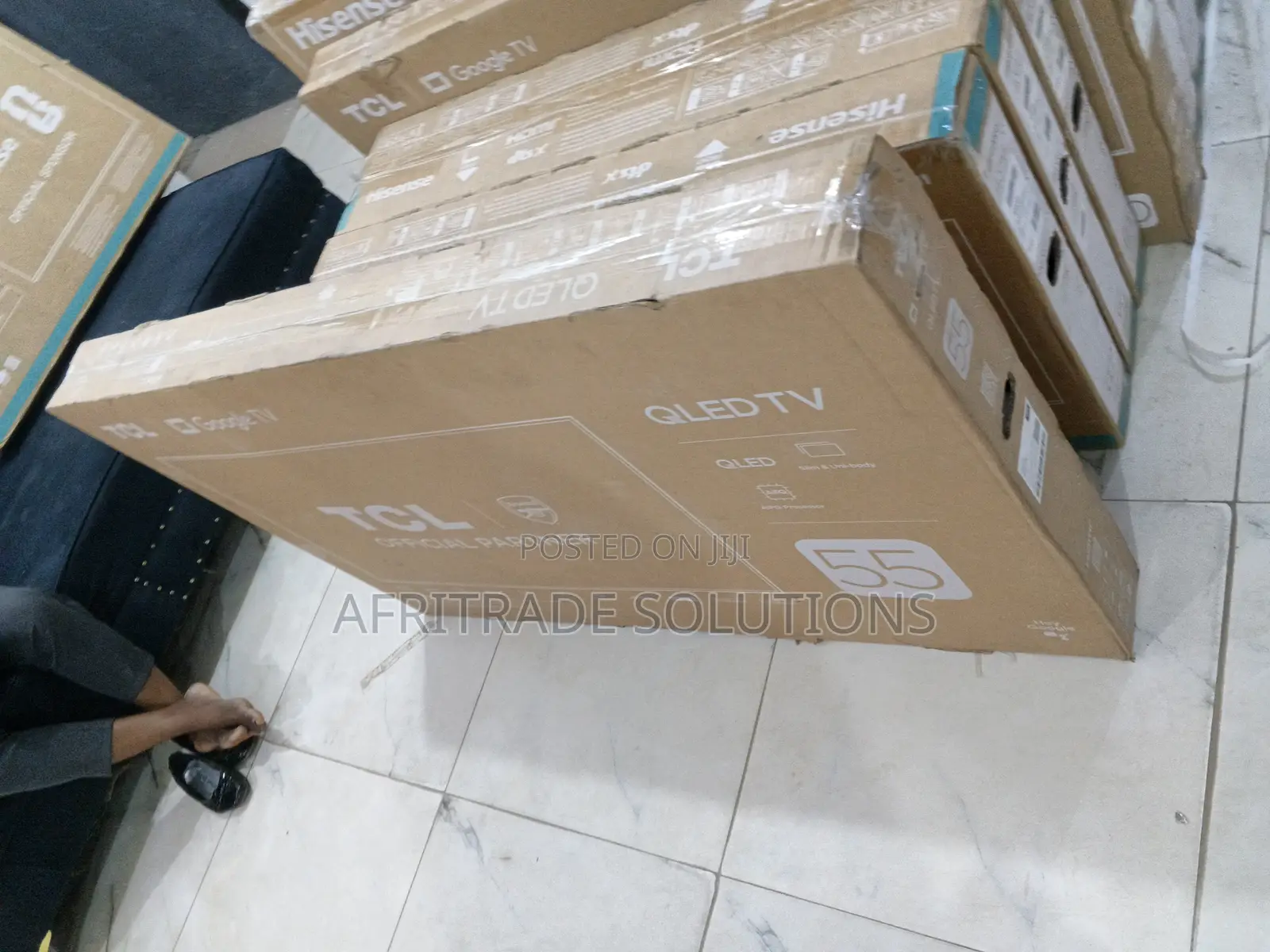 Tcl 55” Qled 4k Uhd Google Smart Tv