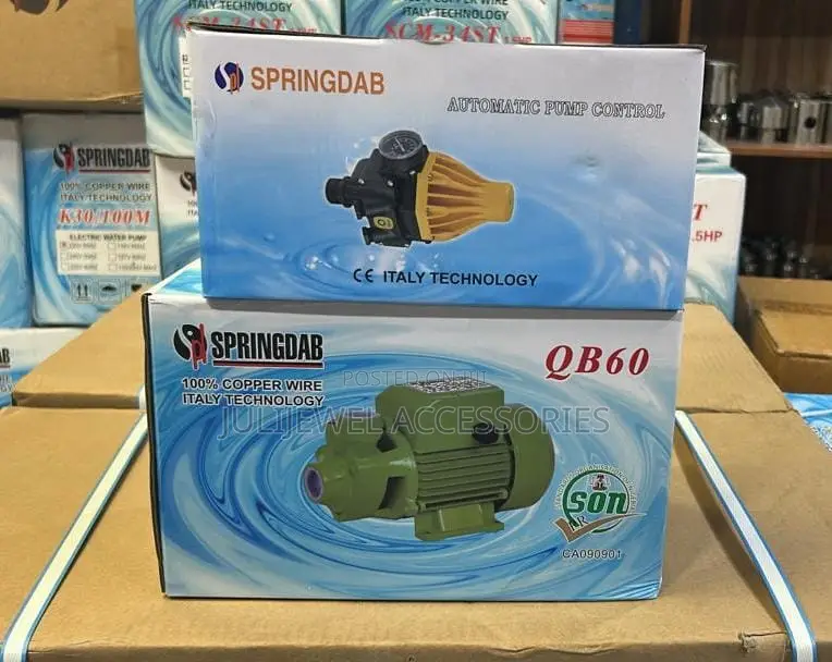100% Copper Water Pump With Automatic Pressure Control.