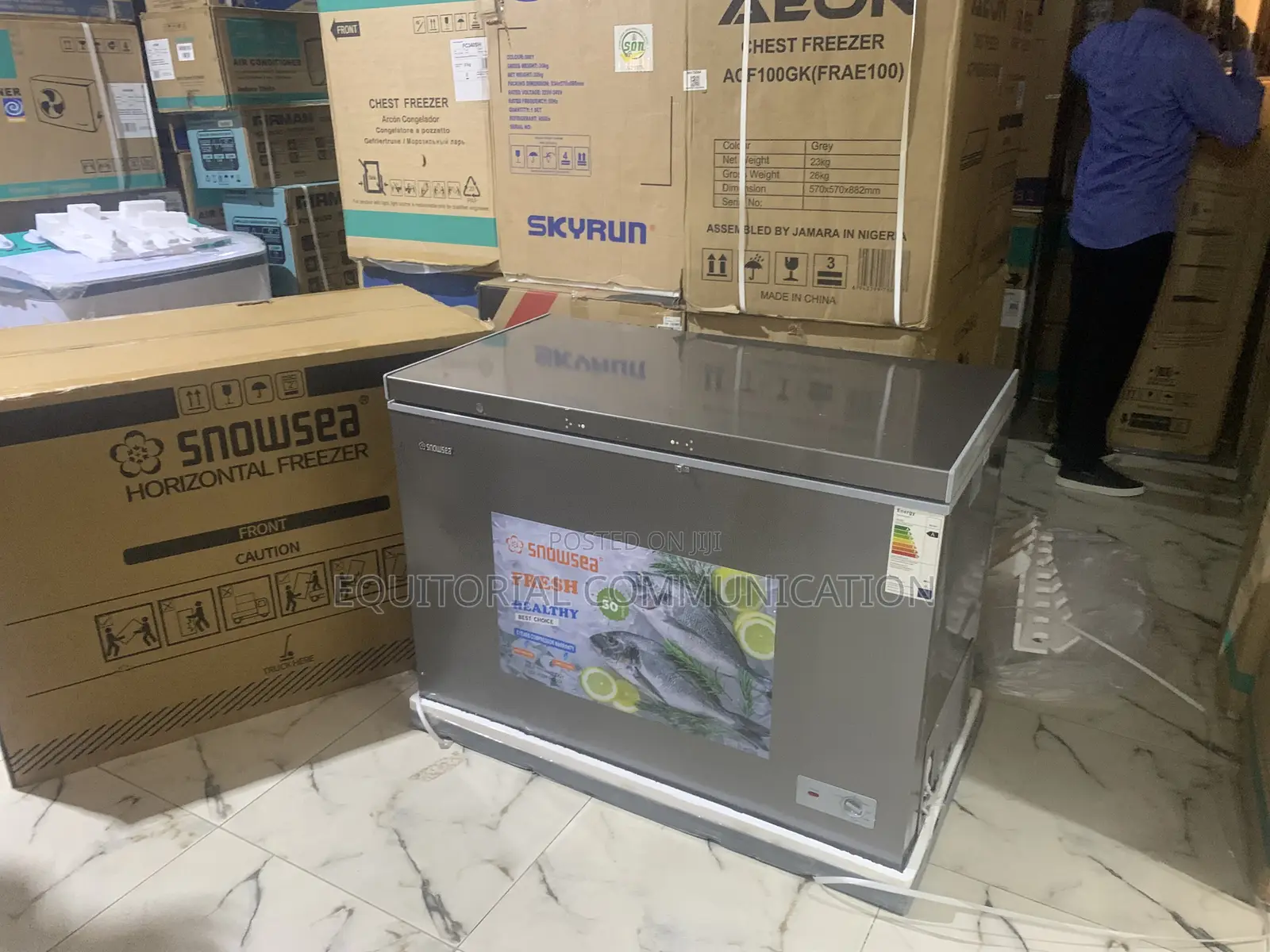 Snowsea Bd-450g Anti-Rust Chest Freezer