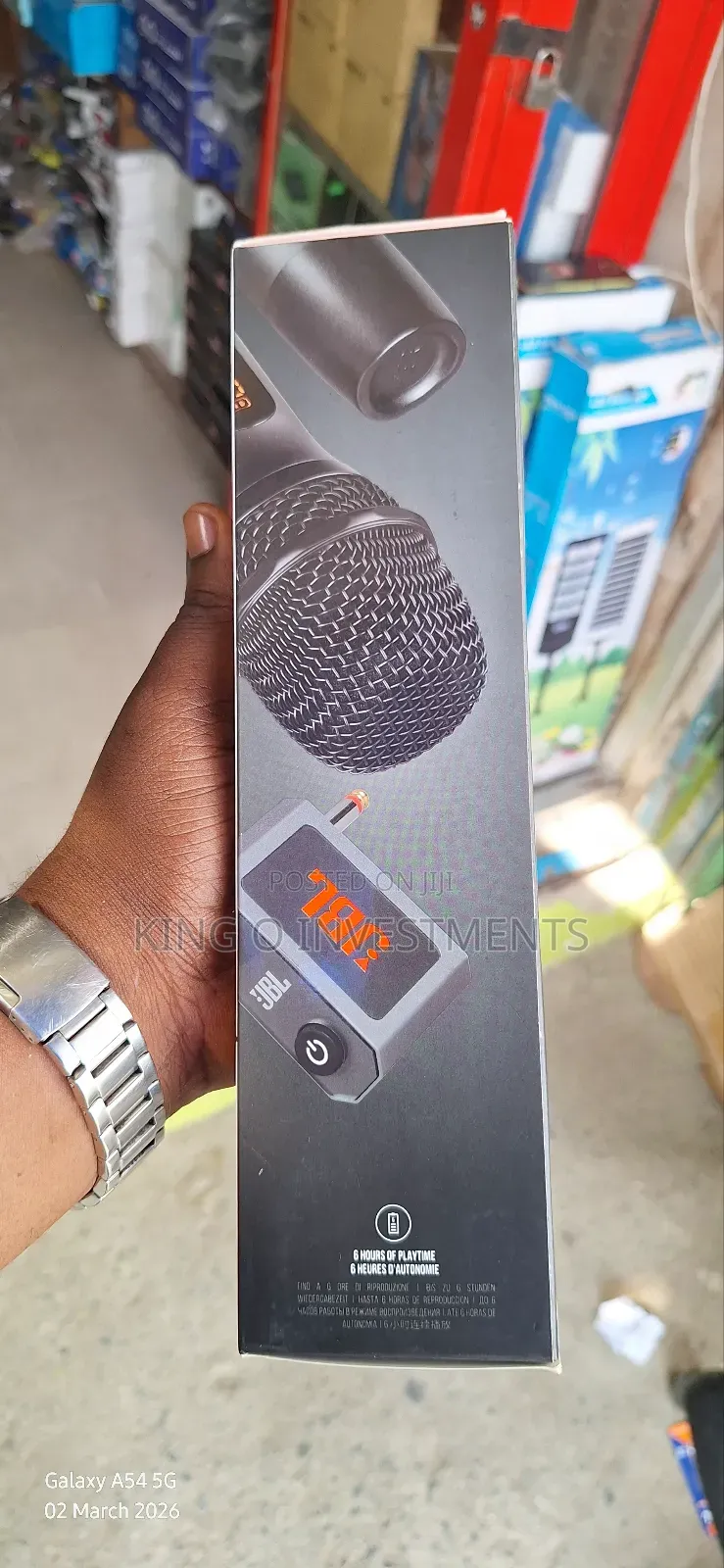 Handheld JBL Wireless Microphone