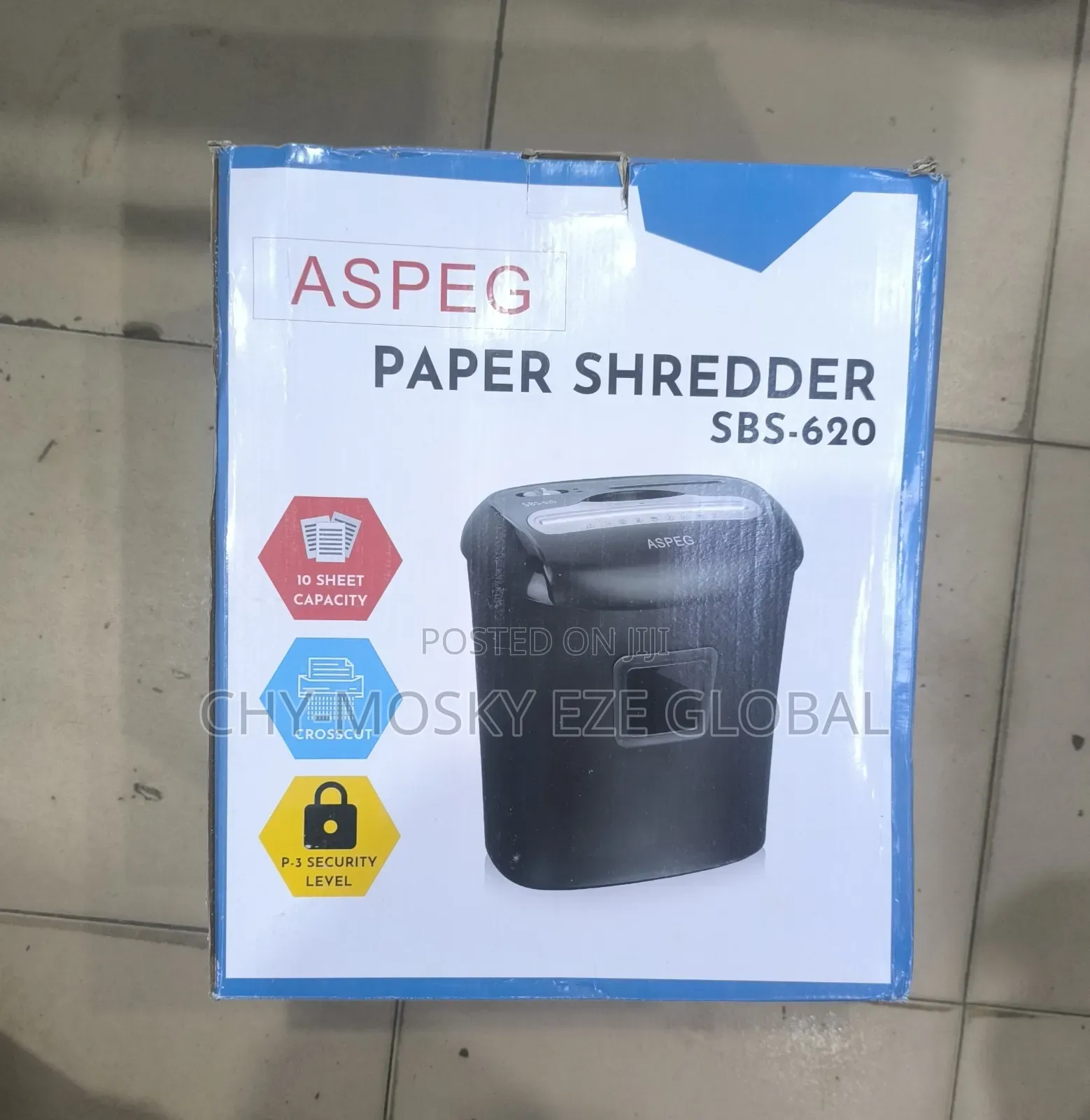 Aspeg Paper Shredder Machine (Sbs-620)