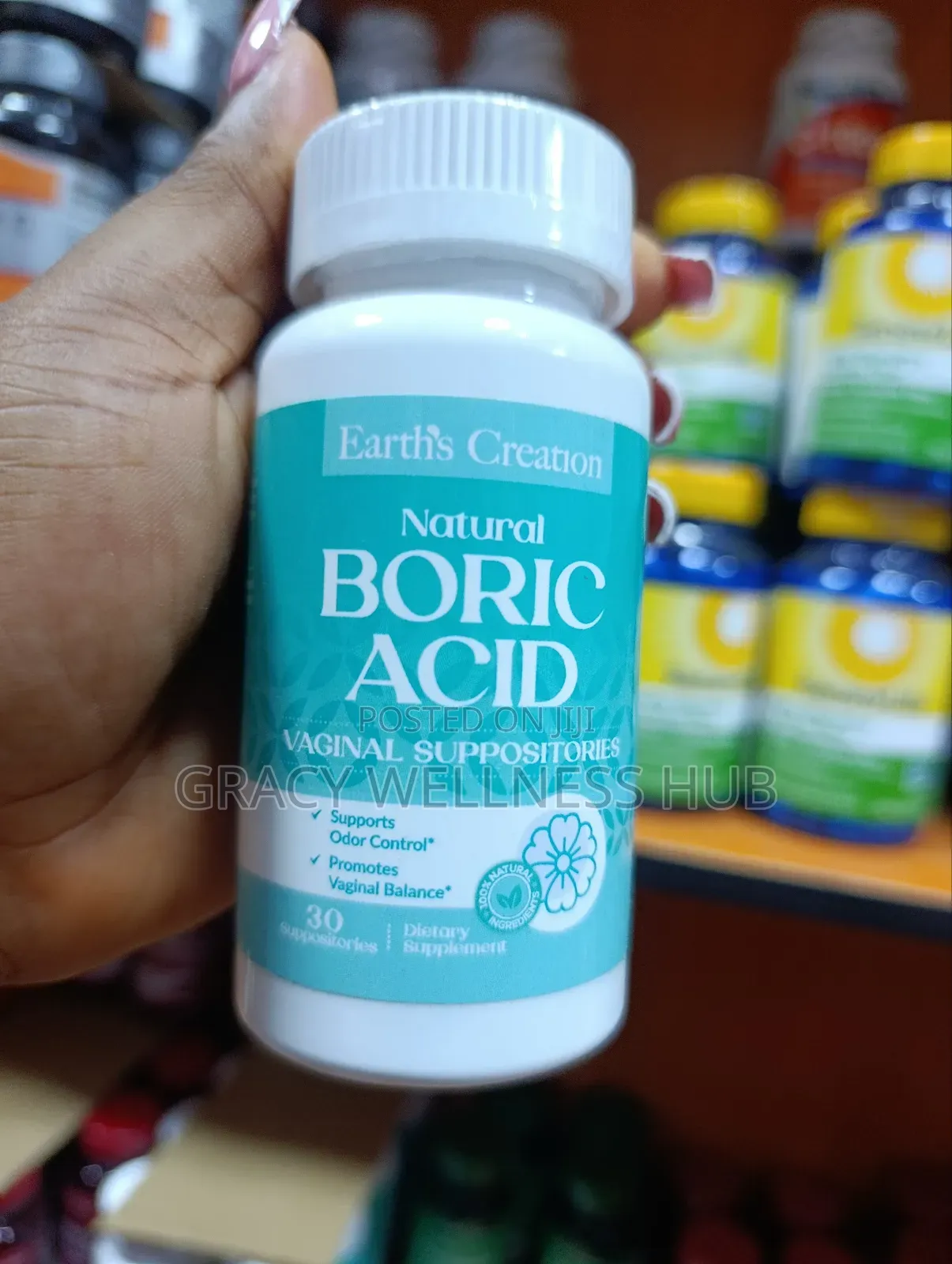 Boric Acid Vaginal Suppositories