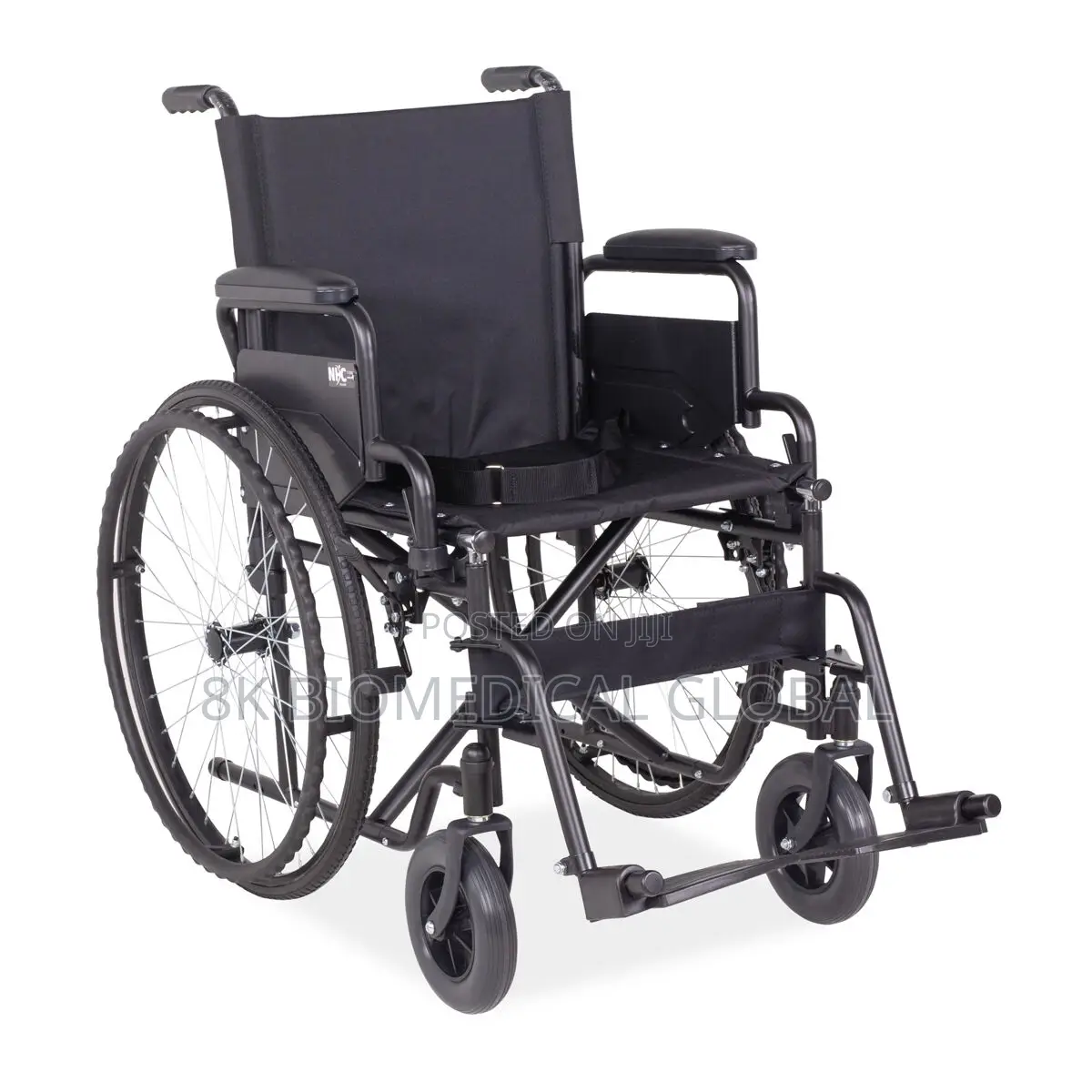 Black Sport Self Propel Wheelchair