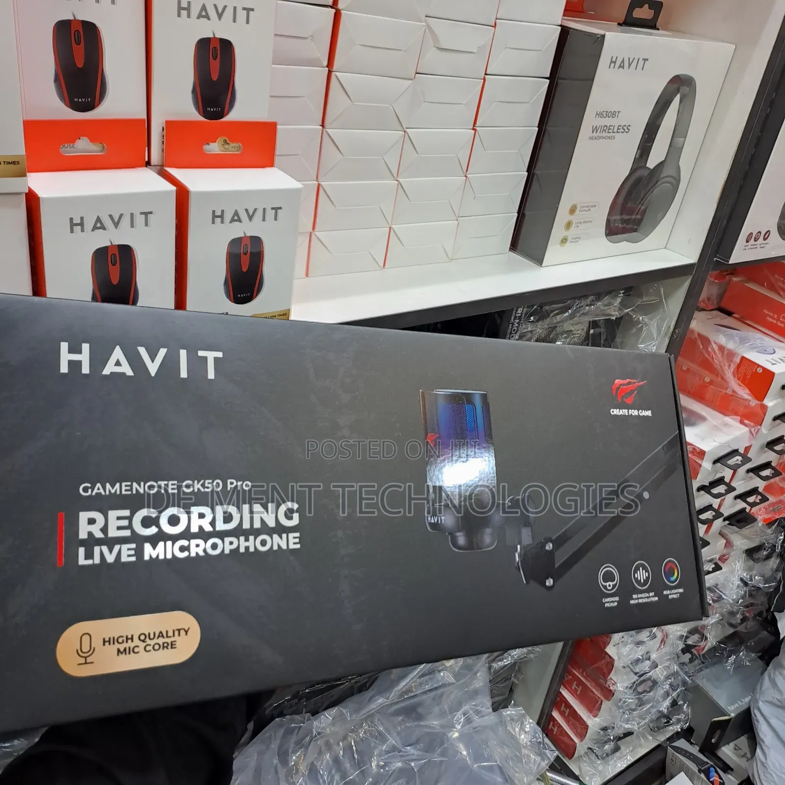 Havit Gamenote Gk50 Pro Recording Live Microphone
