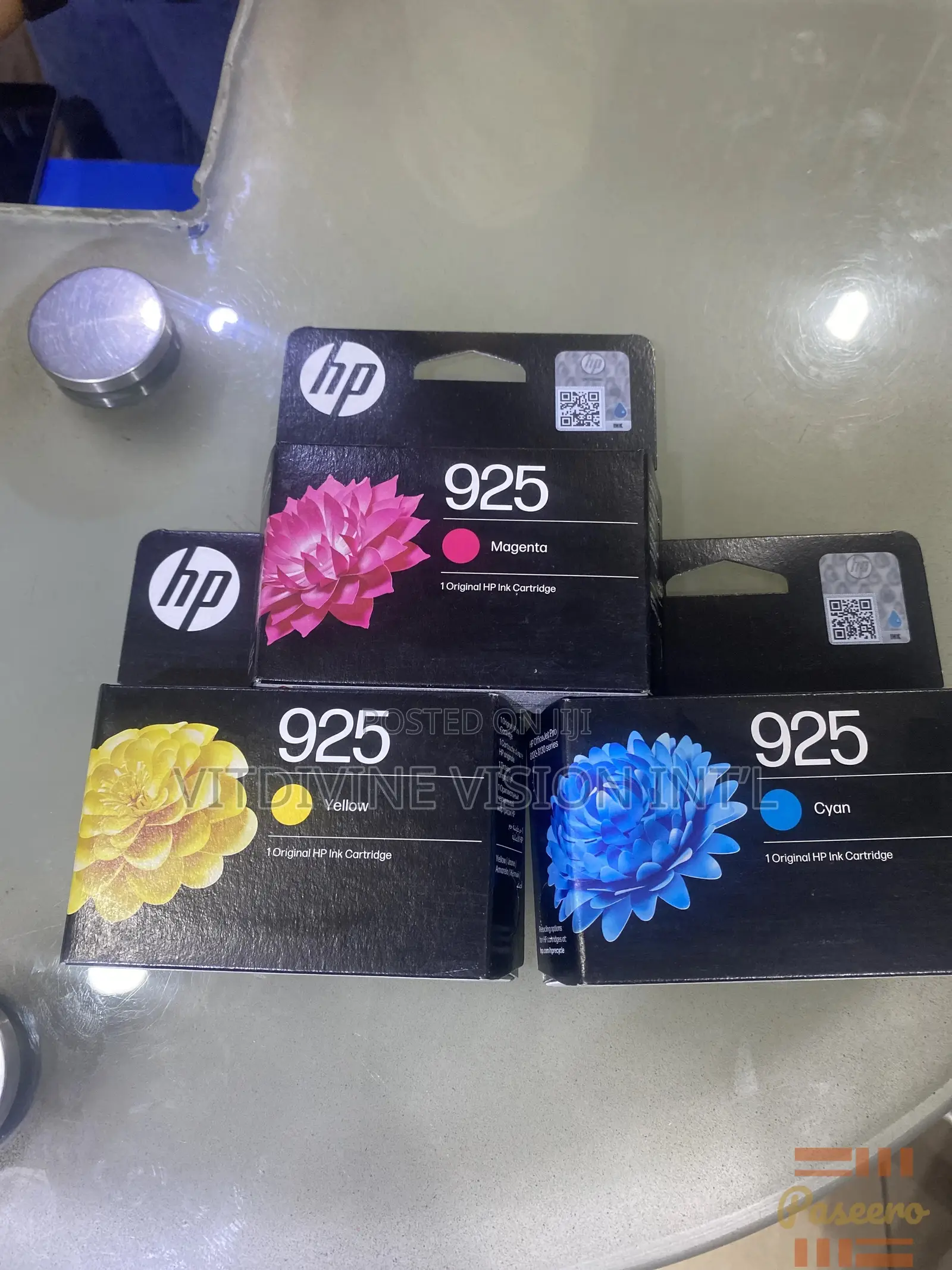Hp 925 Ink Cartridge Magenta,Cyan ,Yellow