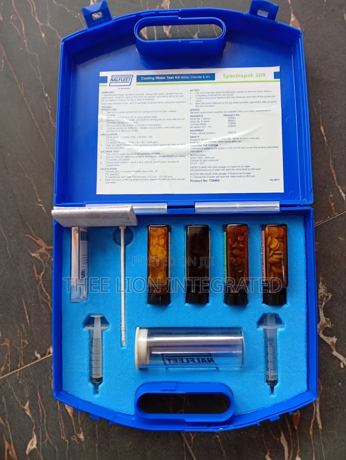 Nalfleet Spectrapak 309 Cooling Water Test Kit.