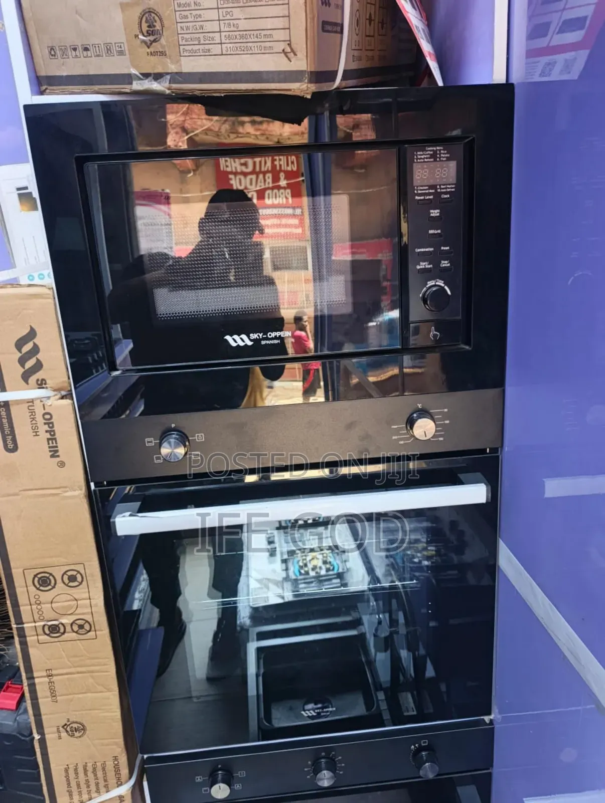 Original Sky-oppein Built-in Premium Luxury Gas & Ele Oven & Microwave