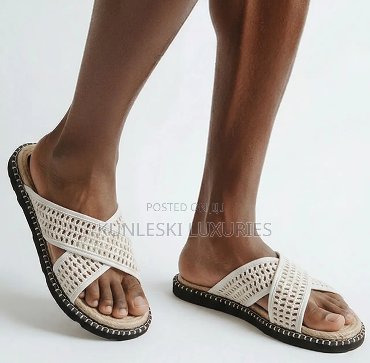 Original Zara Leather Espadrille Slippers In 2 Colorways